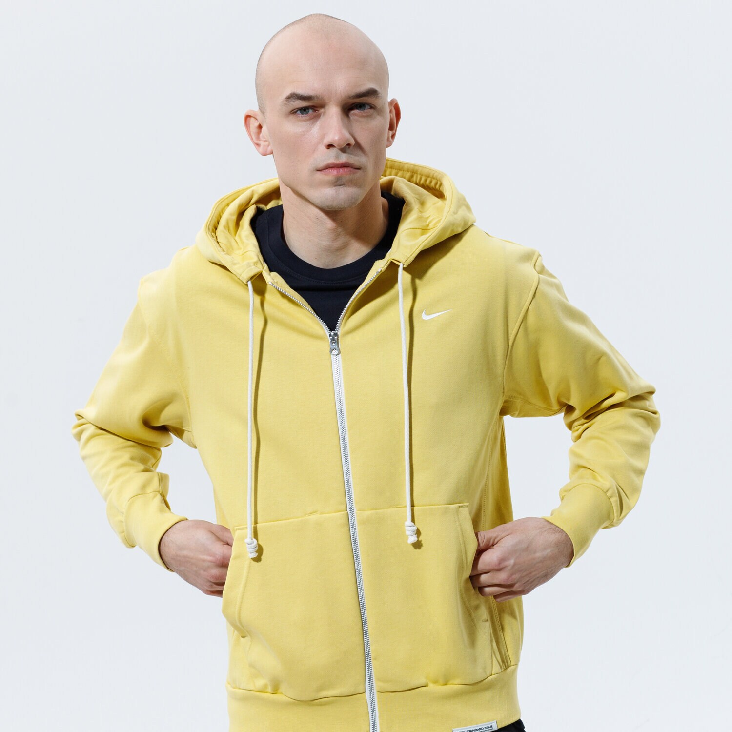 Herren NIKE SWEATSHIRT MIT REIßVERSCHLUSS Z   KAPTUREM M NK DF STD  CK6362-700 Gelb