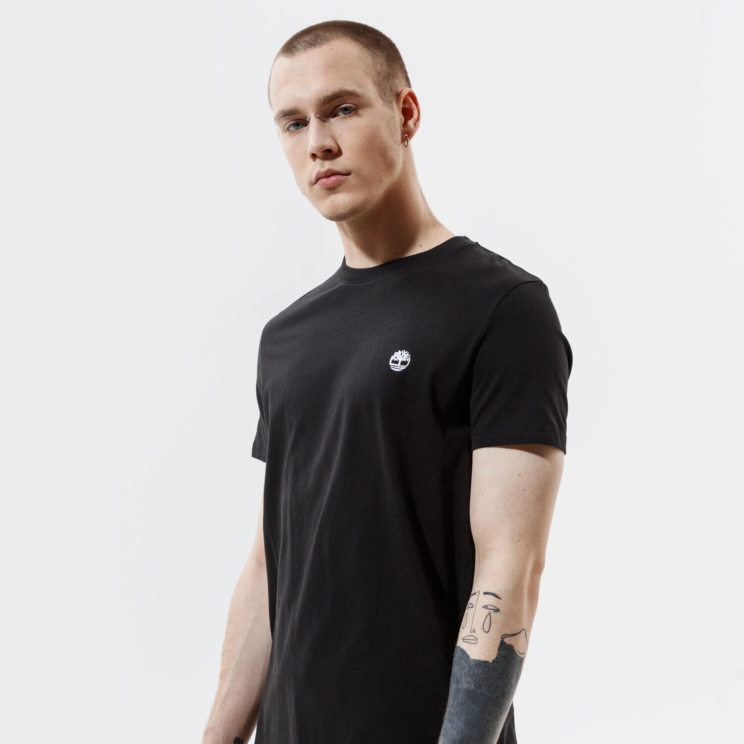 Herren T-Shirt TIMBERLAND T-SHIRT SS DUNSTAN JERSEY CREW TEE SLIM TB0A2BPR0011 Schwarz