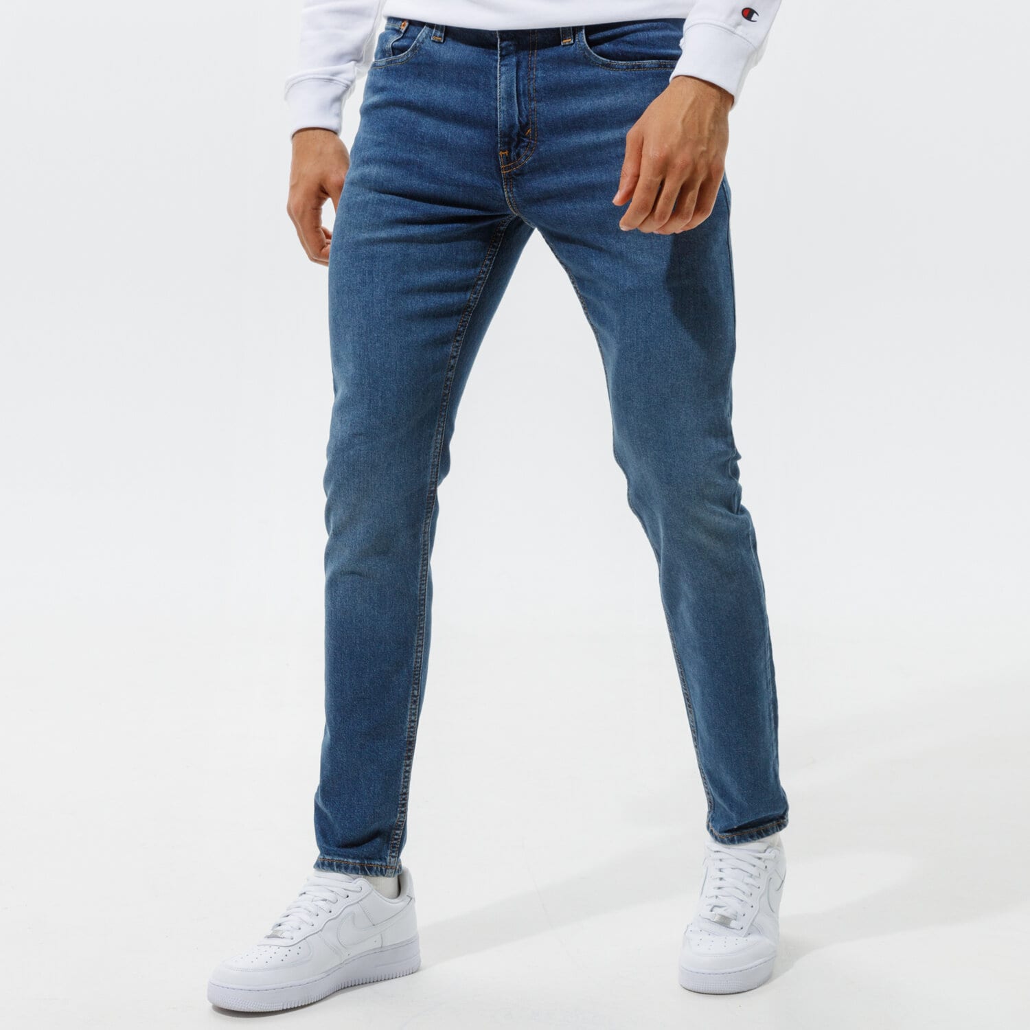 Herren Hosen LEVI'S HOSE 512 SLIM TAPER LO BALL 59437-0067 Blau