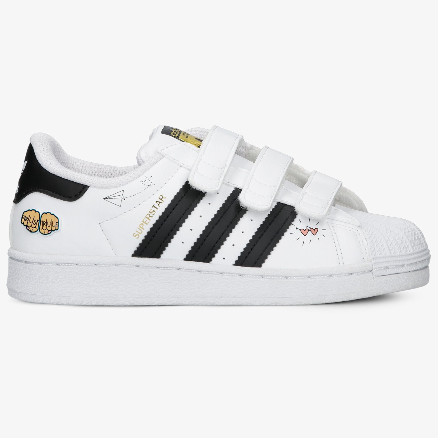 ADIDAS SUPERSTAR CF C WeiB FZ0615 Sizeer