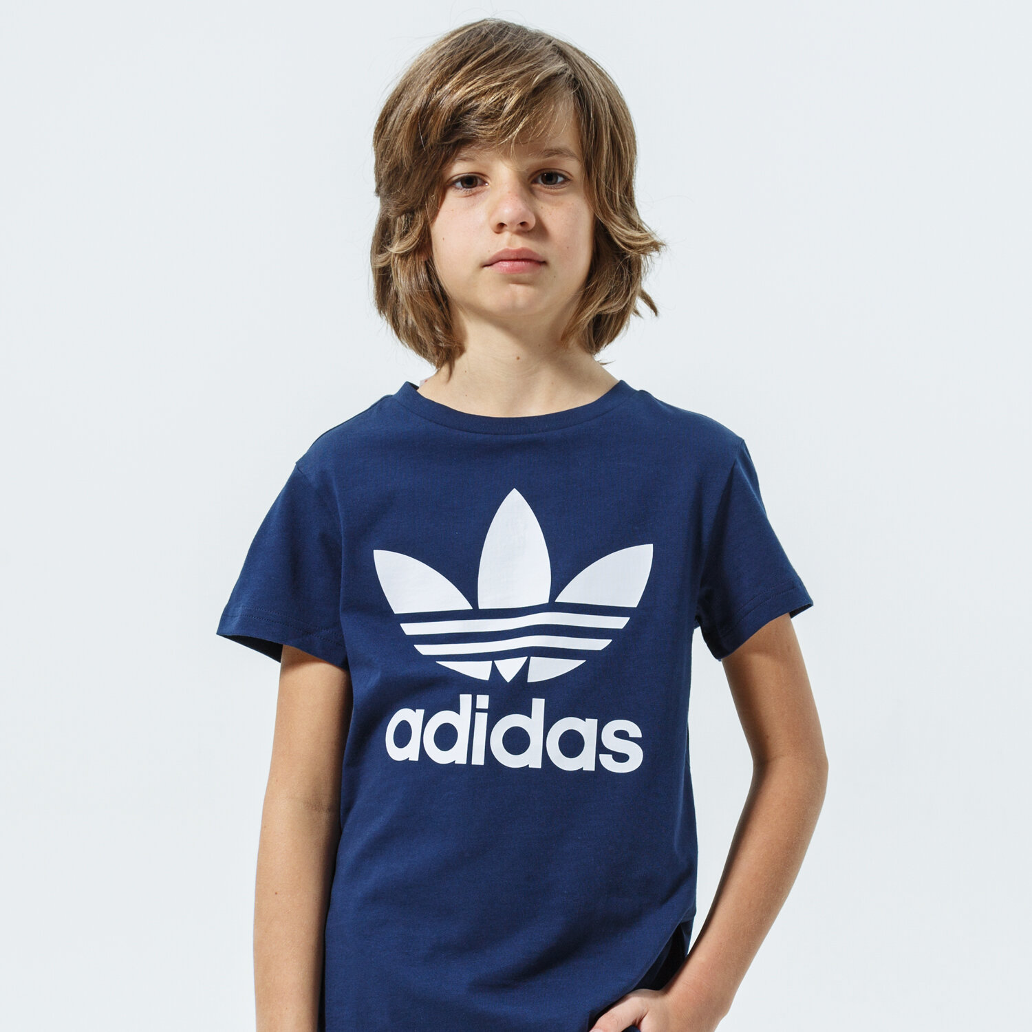 Kinder T-Shirt ADIDAS T-SHIRT TREFOIL TEE MM GD2679 Dunkelblau