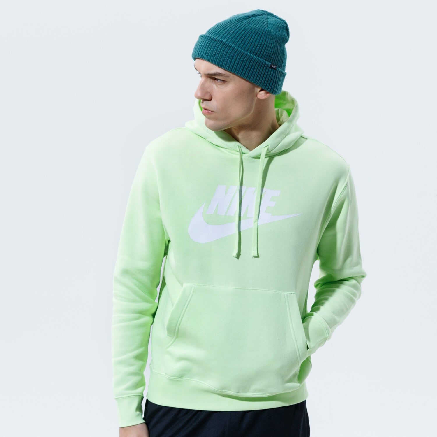 Herren NIKE SWEATSHIRT SPORTSWEAR CLUB FLEECE BV2973-383 Grün