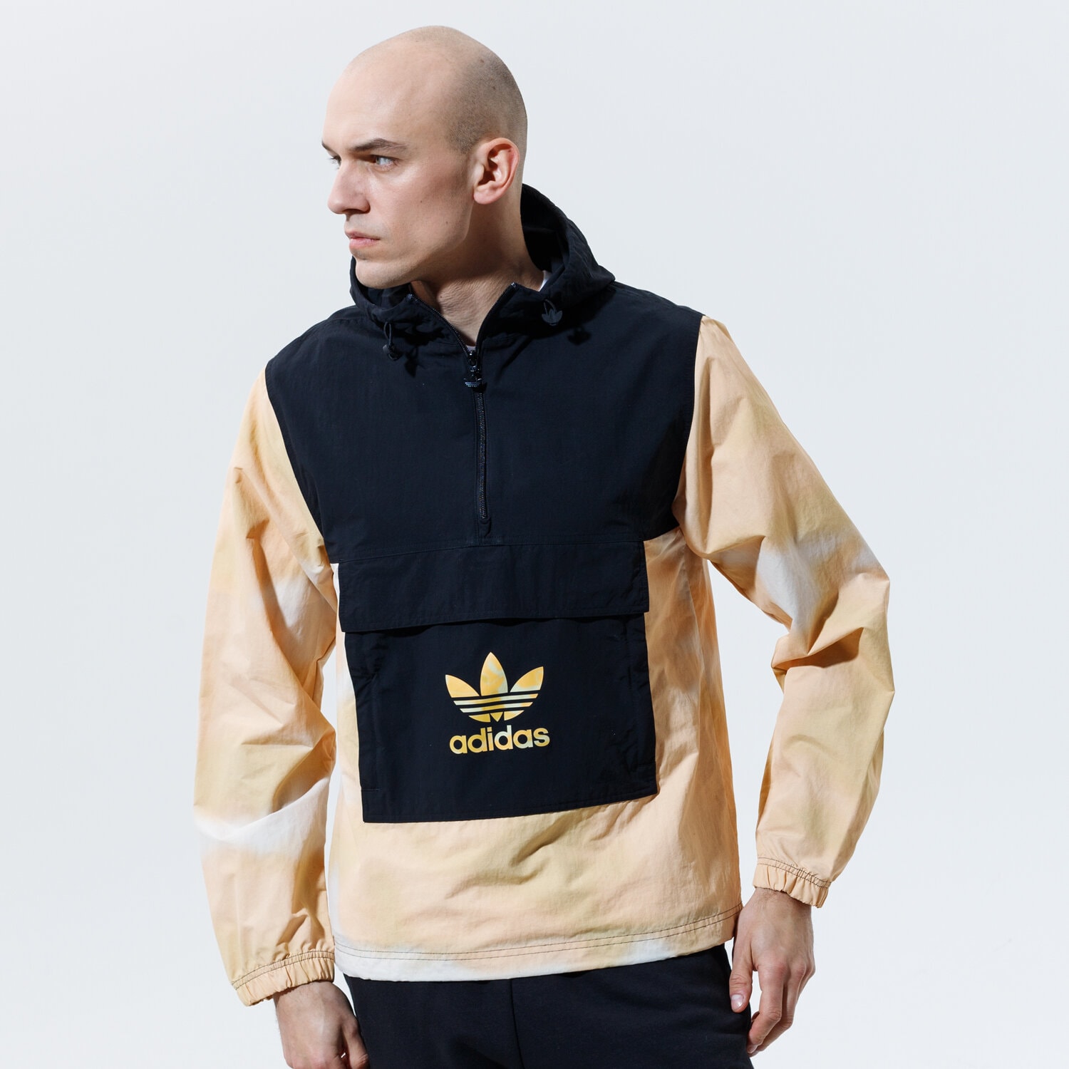 Herren Übergangsjacke ADIDAS JACKE CAMO WINDBREAKR GN1876 Beige