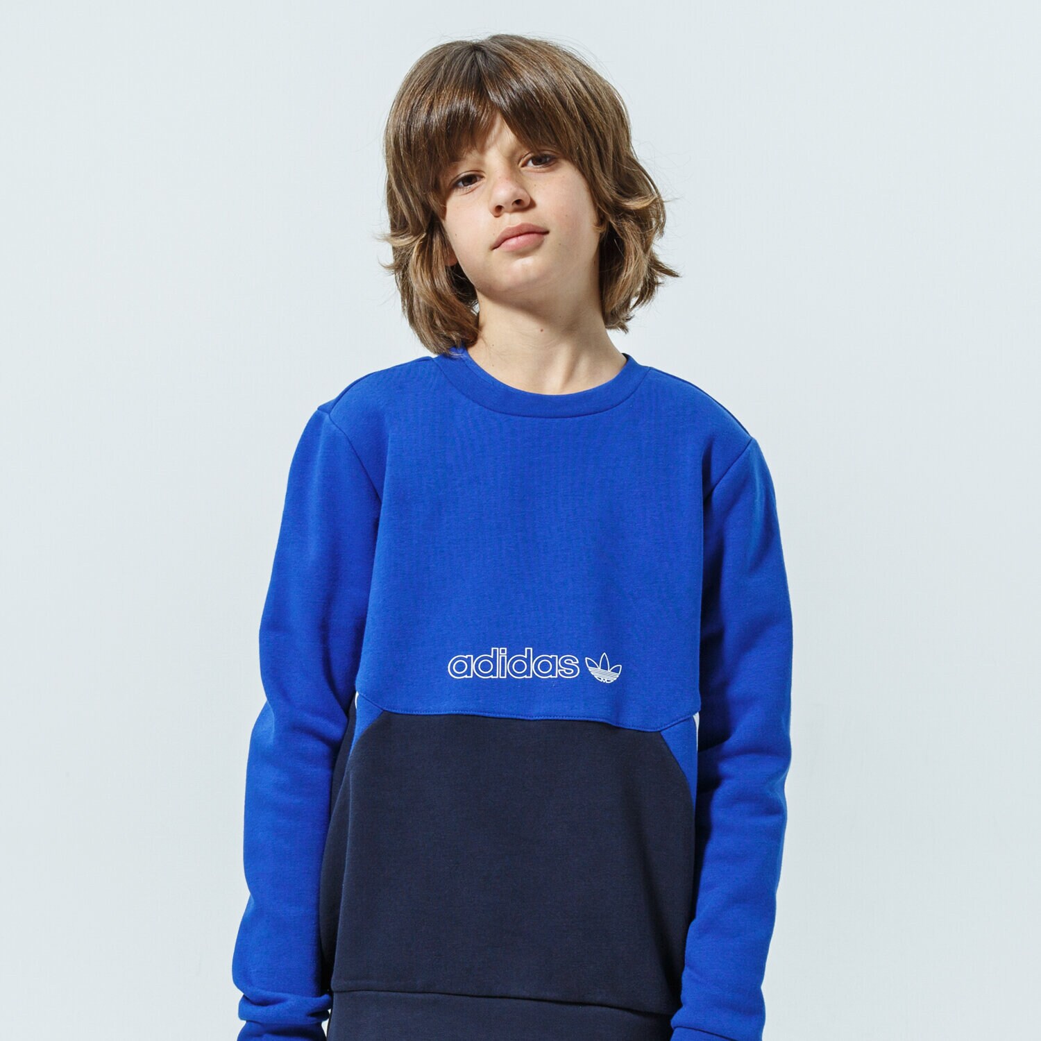 Kinder ADIDAS SWEATSHIRT CREW MM GN2317 Blau