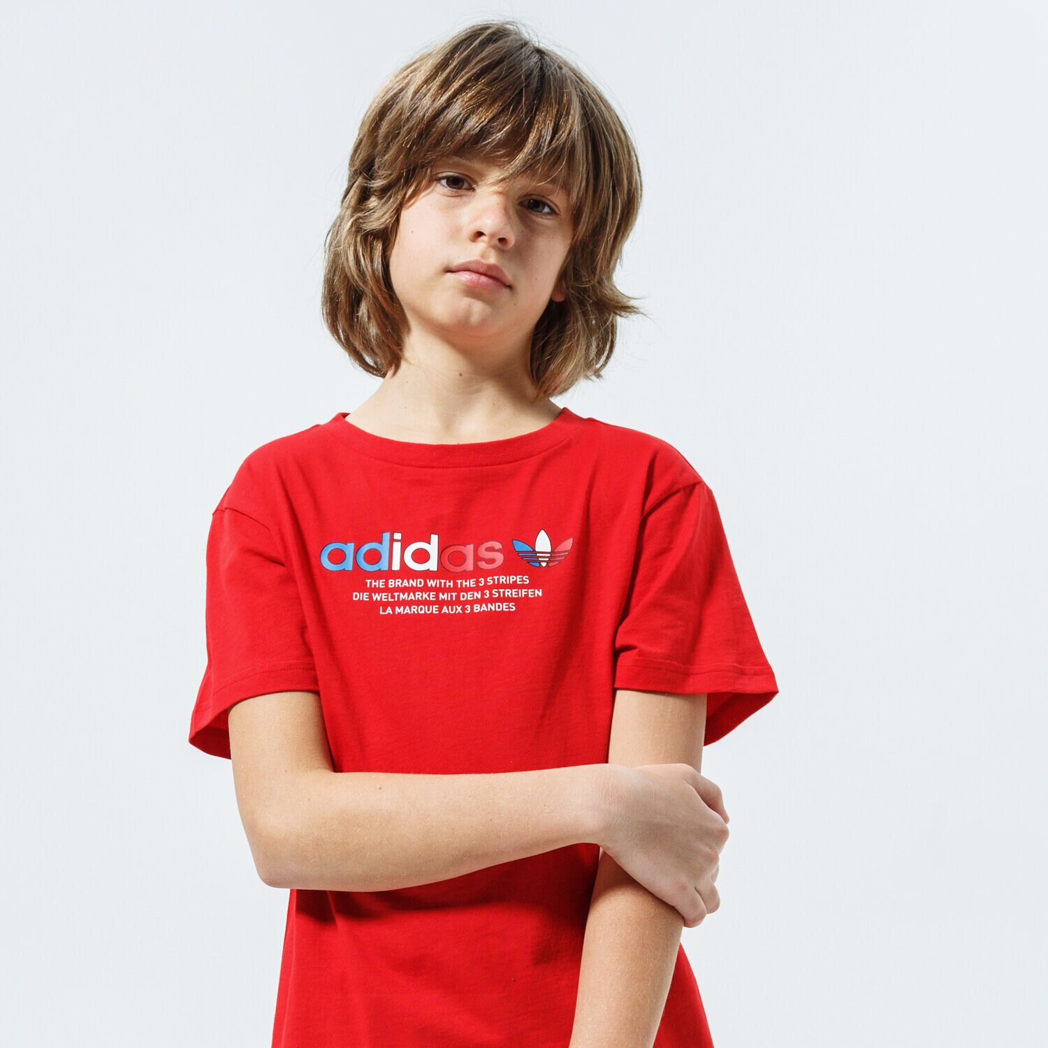 Kinder T-Shirt ADIDAS T-SHIRT TEE MM GN7480 Rot