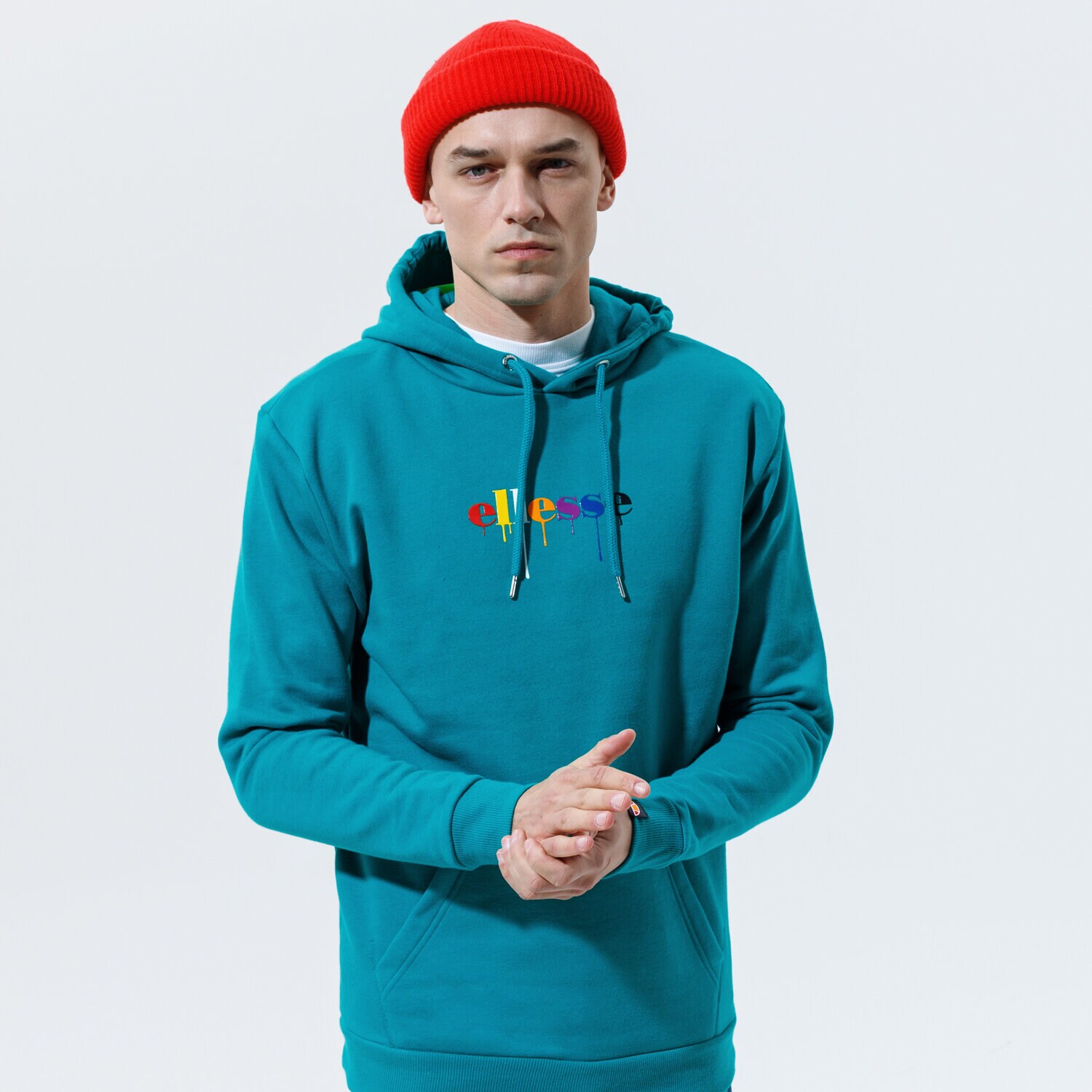 Herren ELLESSE HOODIE BAZ OH HOODY GREEN SHI12362503 Blau