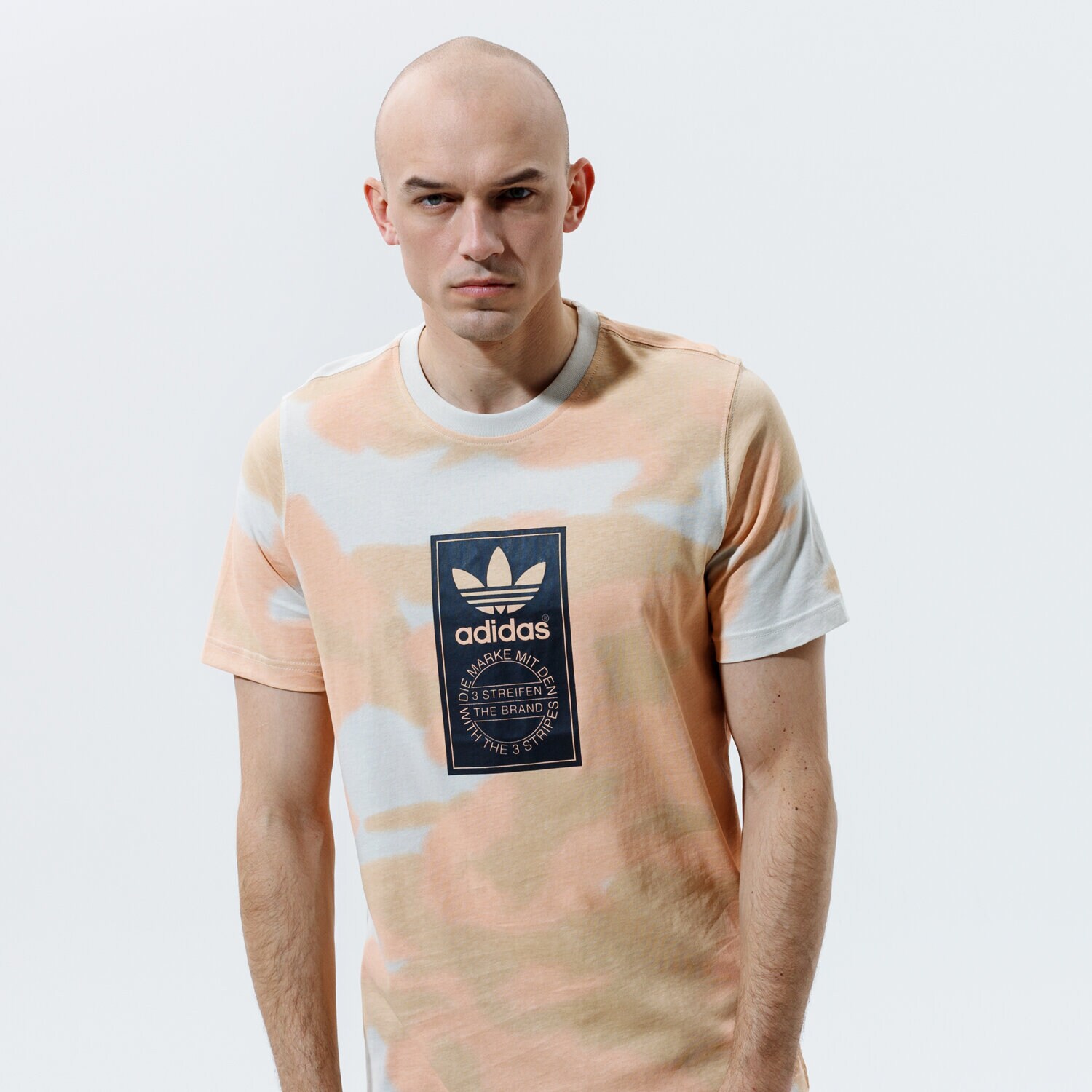 Herren T-Shirt ADIDAS T-SHIRT CAMO AOP TONGUE GN1864 Multicolor