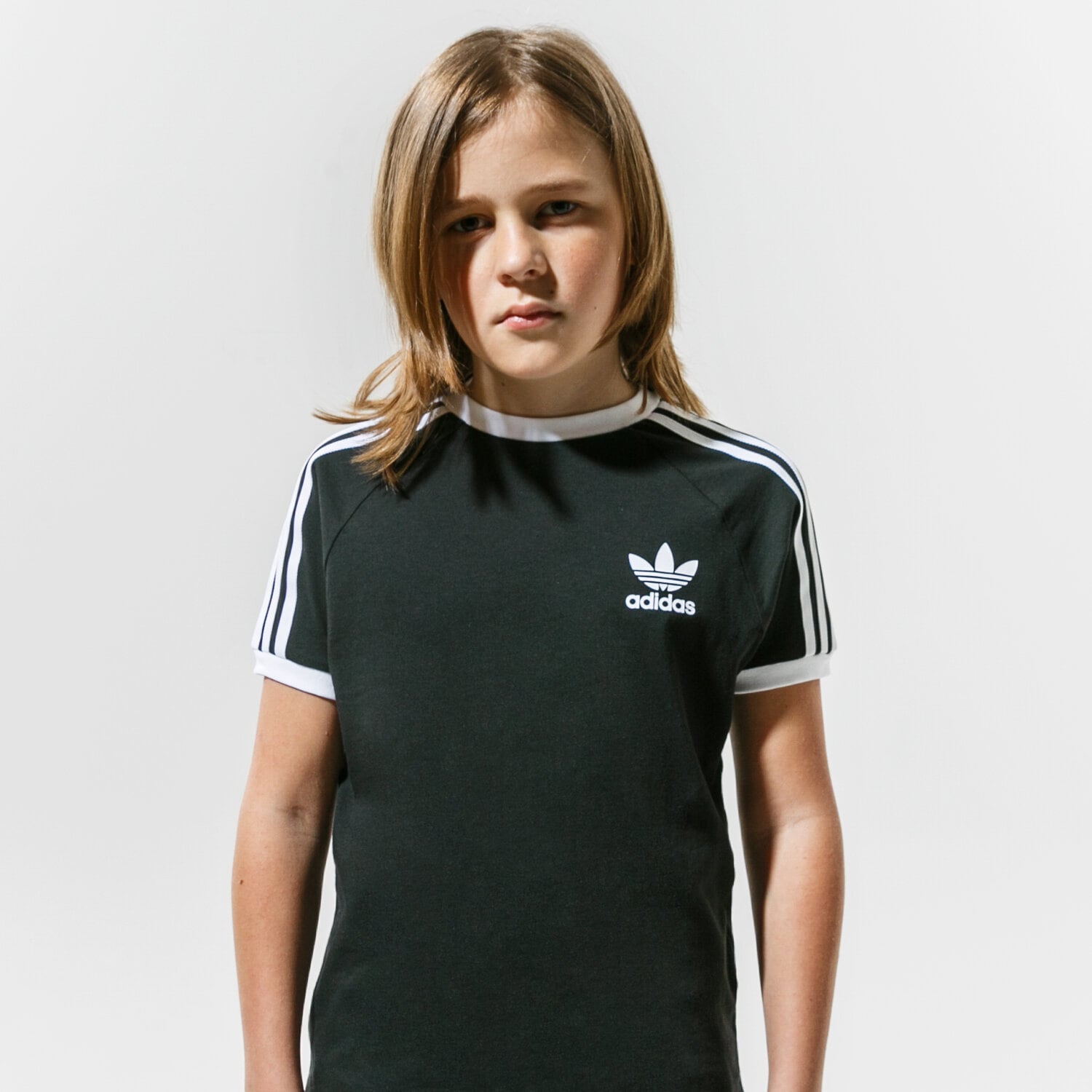 Kinder T-Shirt ADIDAS T-SHIRT 3STRIPES TEE BOY DV2902 Schwarz