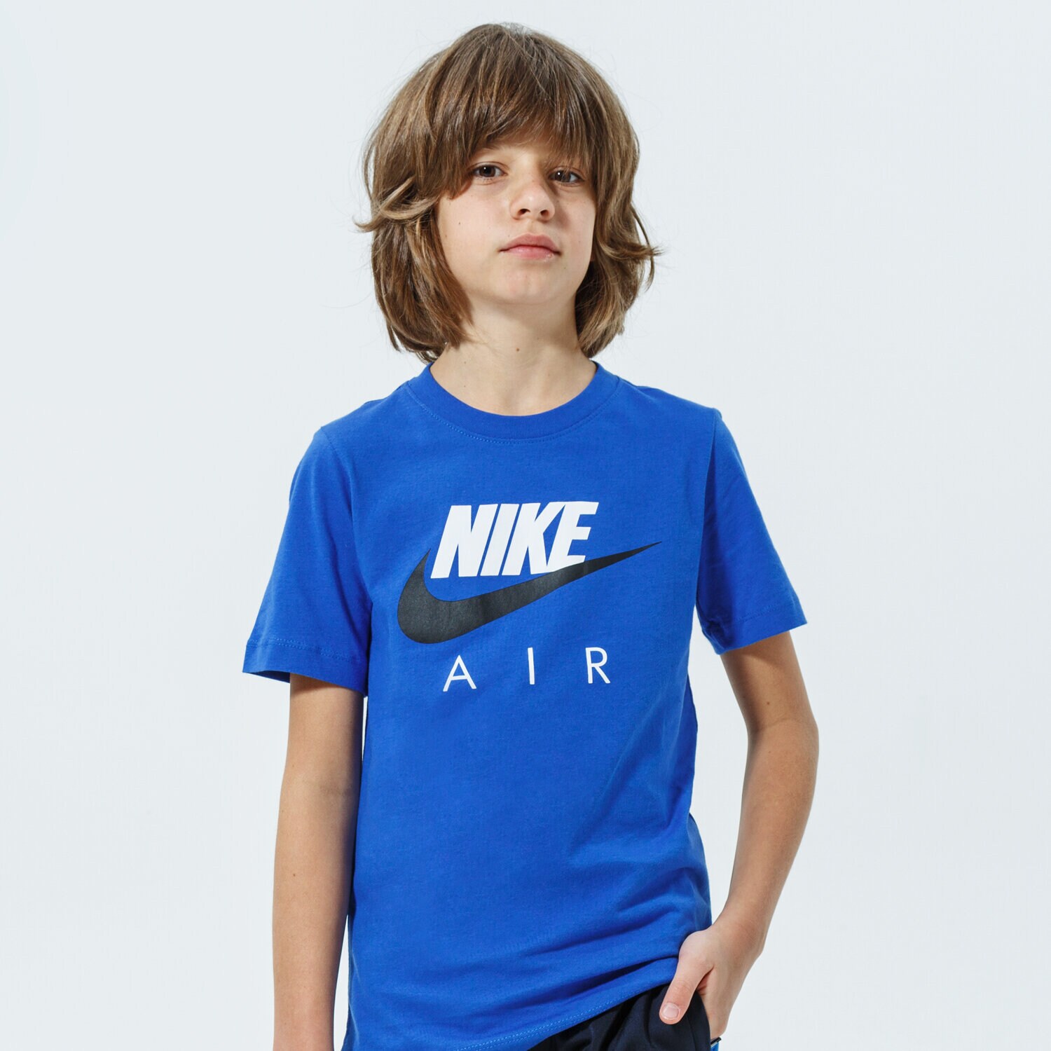 Kinder T-Shirt NIKE T-SHIRT SPORTSWEAR BOY CZ1828-480 Blau