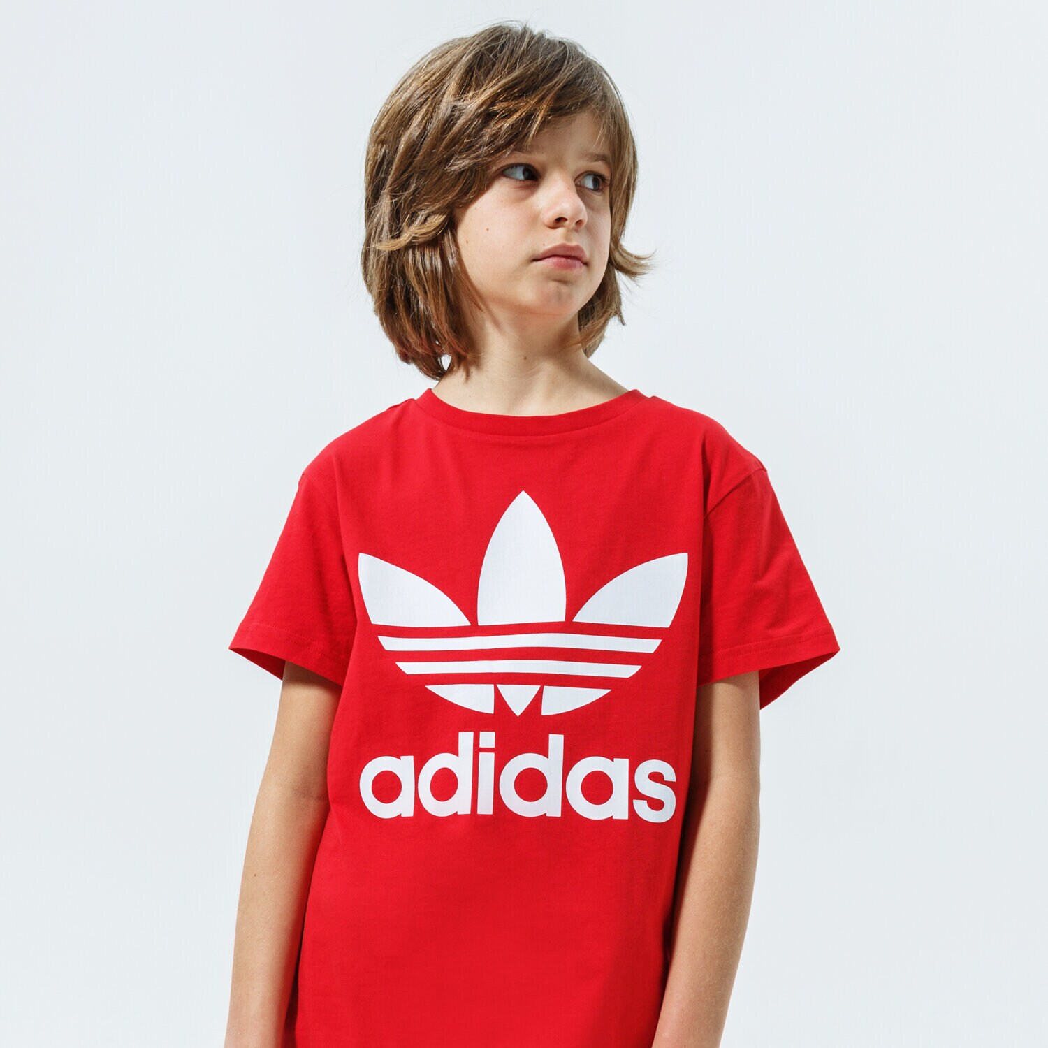 Kinder T-Shirt ADIDAS T-SHIRT TREFOIL TEE MM ED7795 Rot