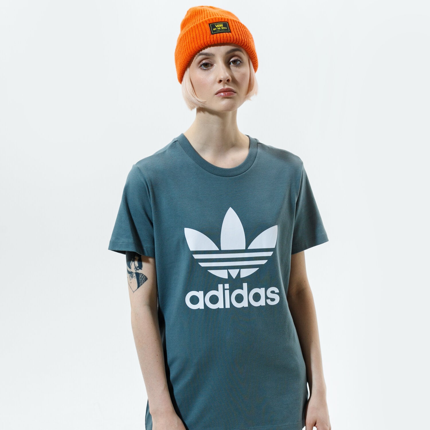Damen T-Shirt ADIDAS T-SHIRT TREFOIL TEE GN2903 Grün