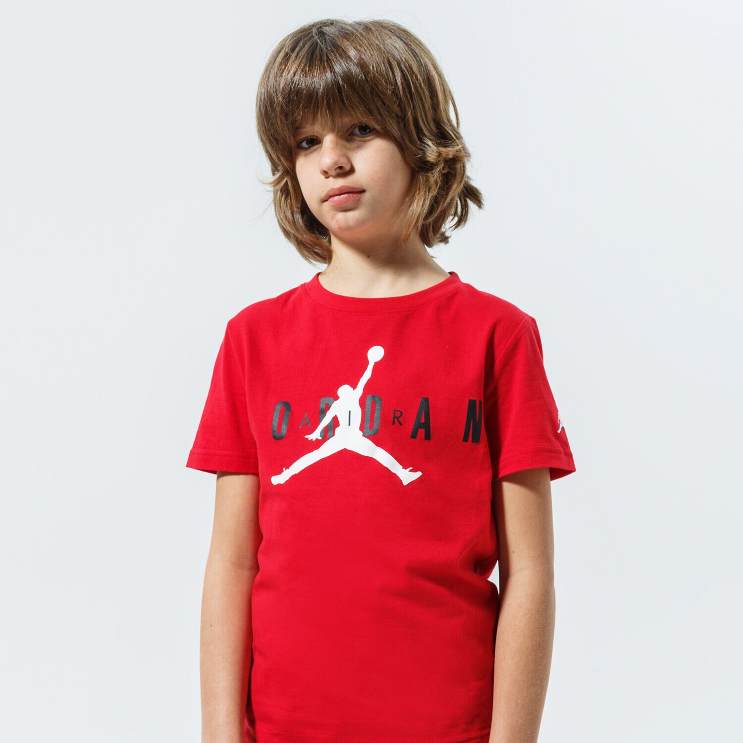 Kinder T-Shirt JORDAN T-SHIRT JDB BRAND TEE 5 BOY 955175-R78 Dunkelrot