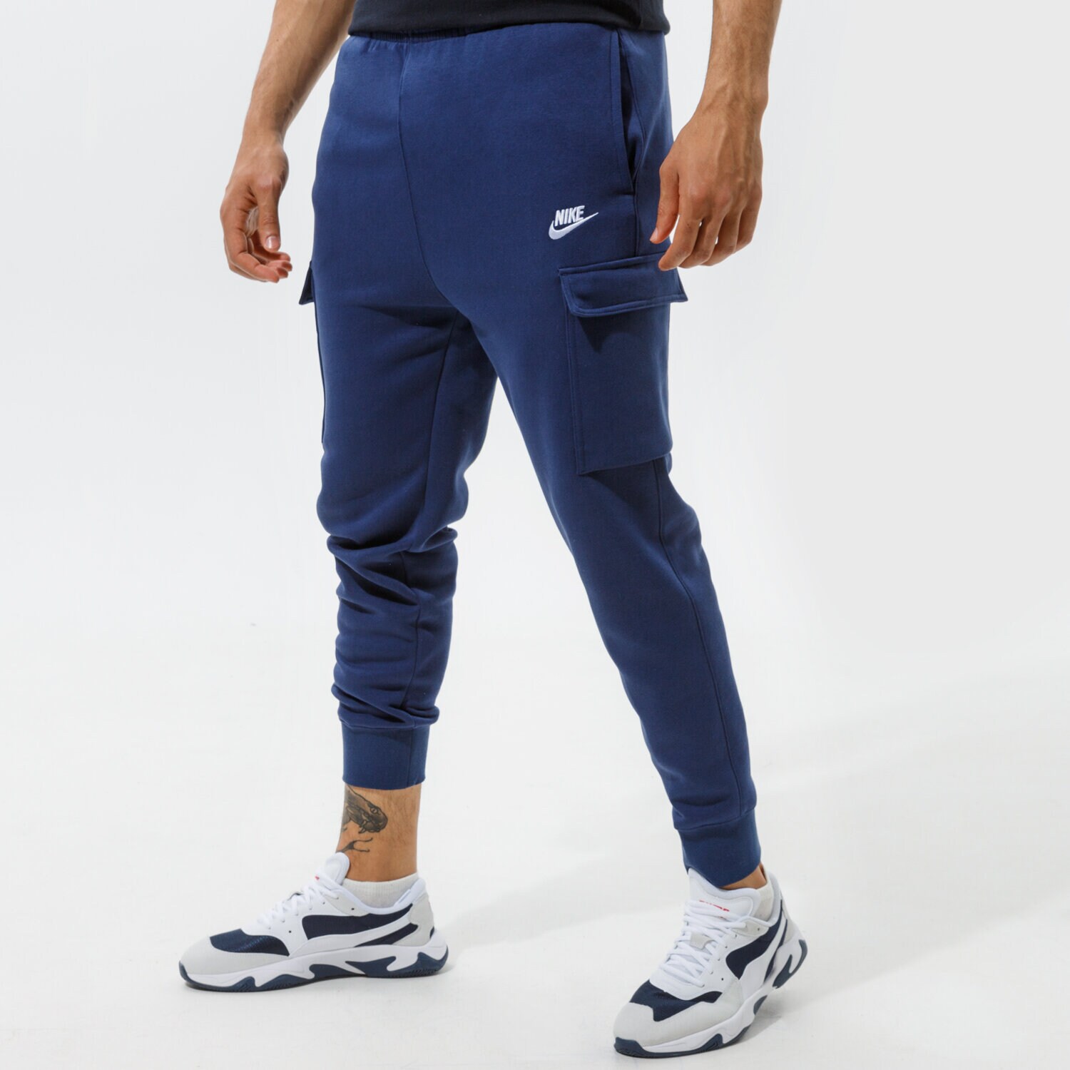 Herren Hosen NIKE HOSE SPORTSWEAR CLUB FLEECE CARGO CD3129-410 Dunkelblau