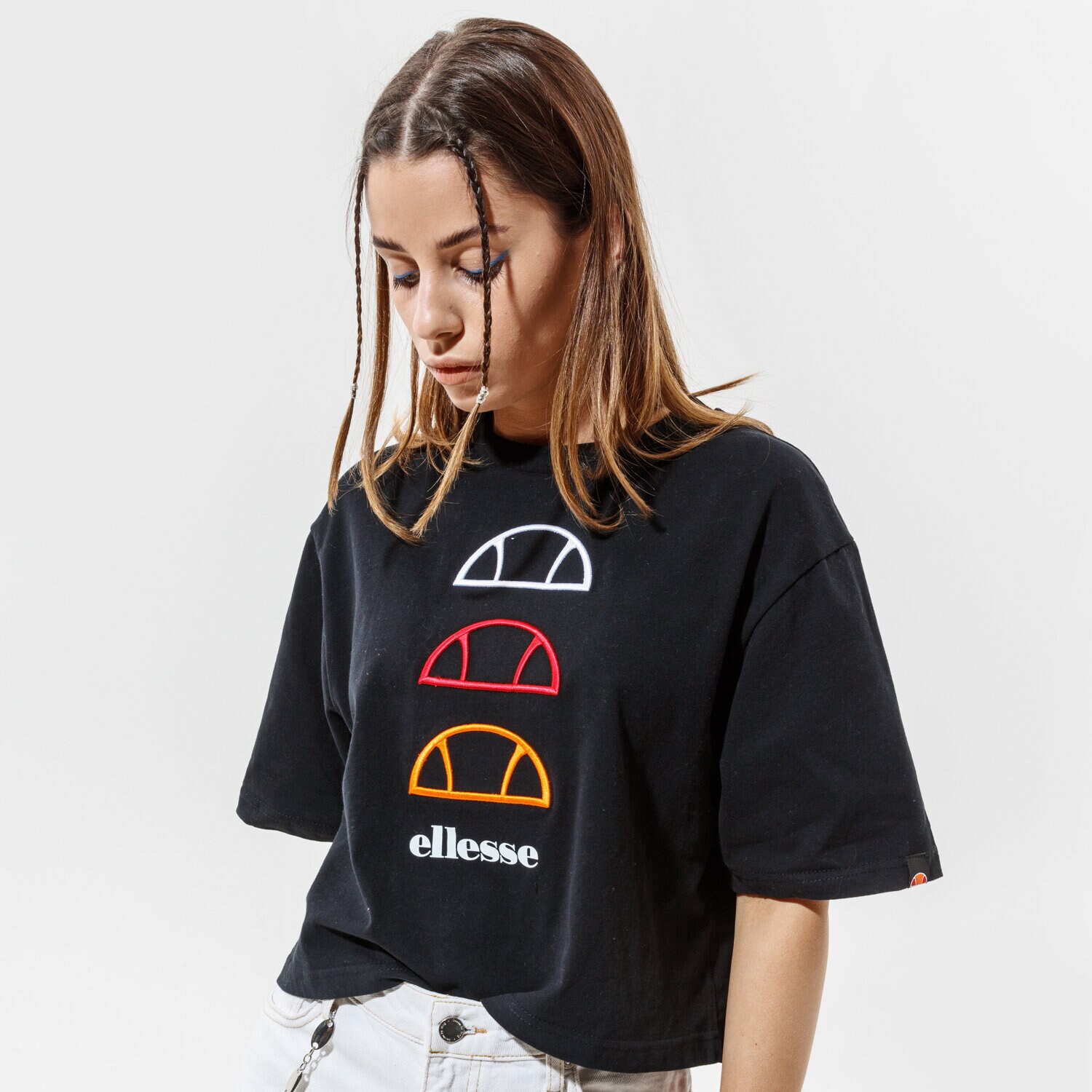 Damen T-Shirt ELLESSE T-SHIRT DEWAY SGG09814BLACK Schwarz