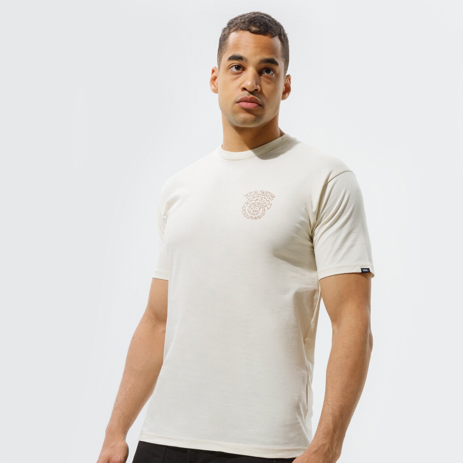 Herren T-Shirt VANS T-SHIRT MN EL SOLE SS SEEDPEARL VN0A54CQZ6K1 Beige