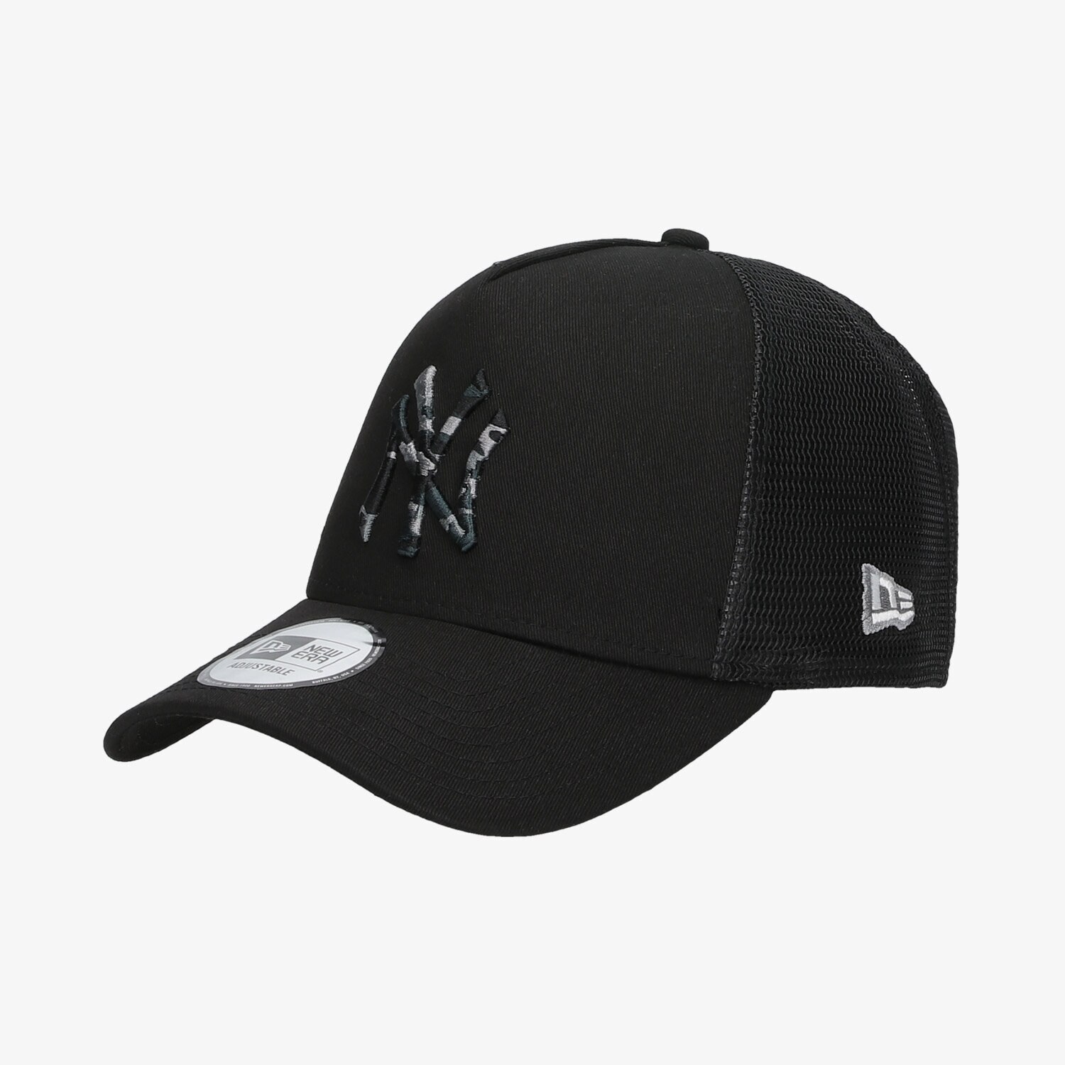 Kinder Cap NEW ERA MÜTZE CAMO INFILL TRUCKER NEYYAN BLK 60112693 Schwarz