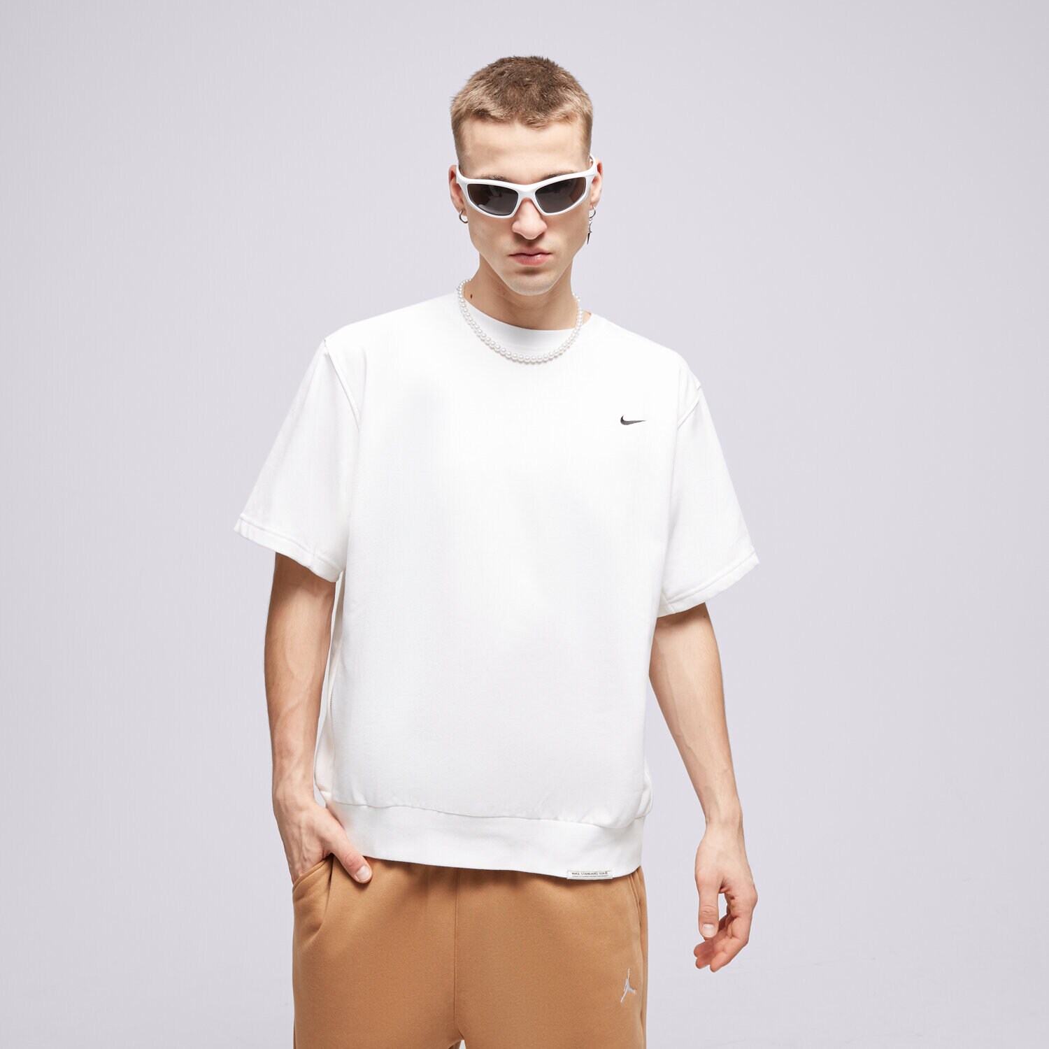 Herren T-Shirt NIKE T-SHIRT M NK DF STD ISS SS CREW SSNL NBA DX0327-100 Weiß