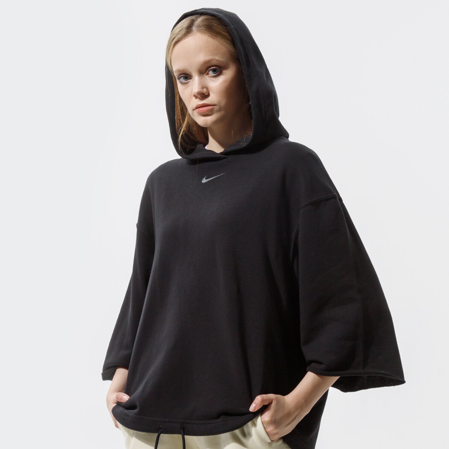 Damen NIKE HOODIE W NSW ICN CLSH SS HOODIE FT CZ9332-010 Schwarz