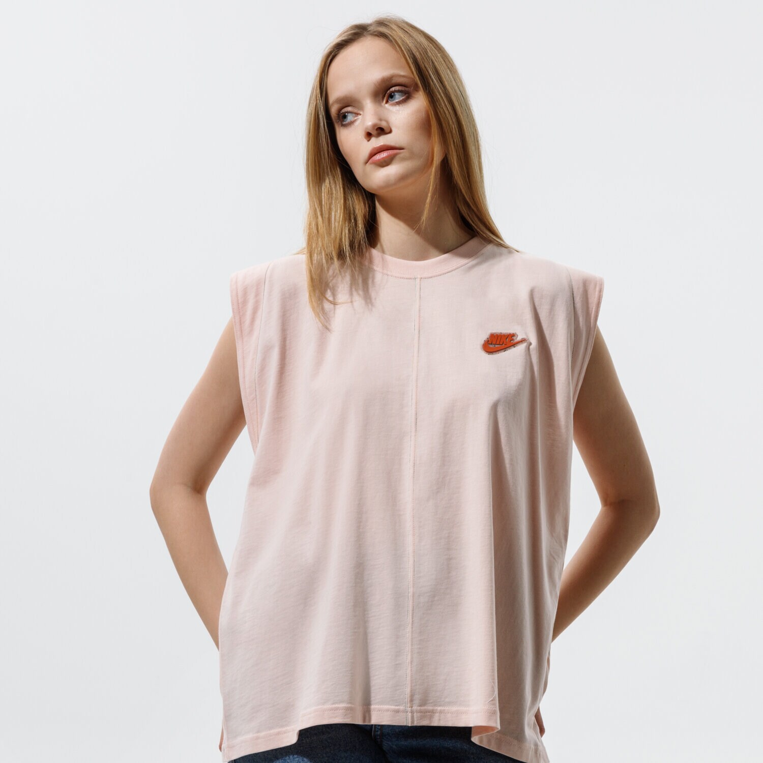 Damen T-Shirt NIKE T-SHIRT W NSW TANK EARTH DAY CZ9251-805 Rosa