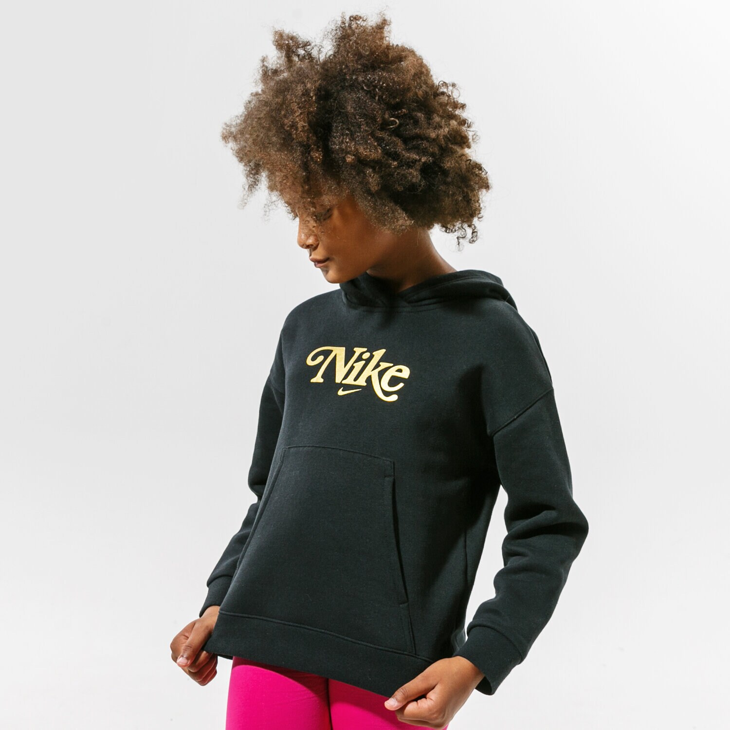 Kinder NIKE HOODIE SPORTSWEAR SPORTSWEAR CLUB FLEECE DC7097-010 Schwarz