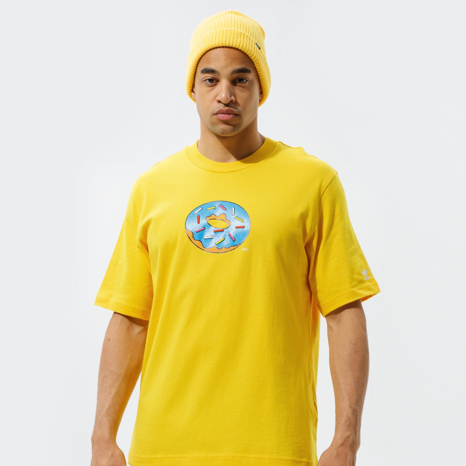 Herren T-Shirt ADIDAS T-SHIRT SIMPSONS DONUTS TEE HA5818 Gelb