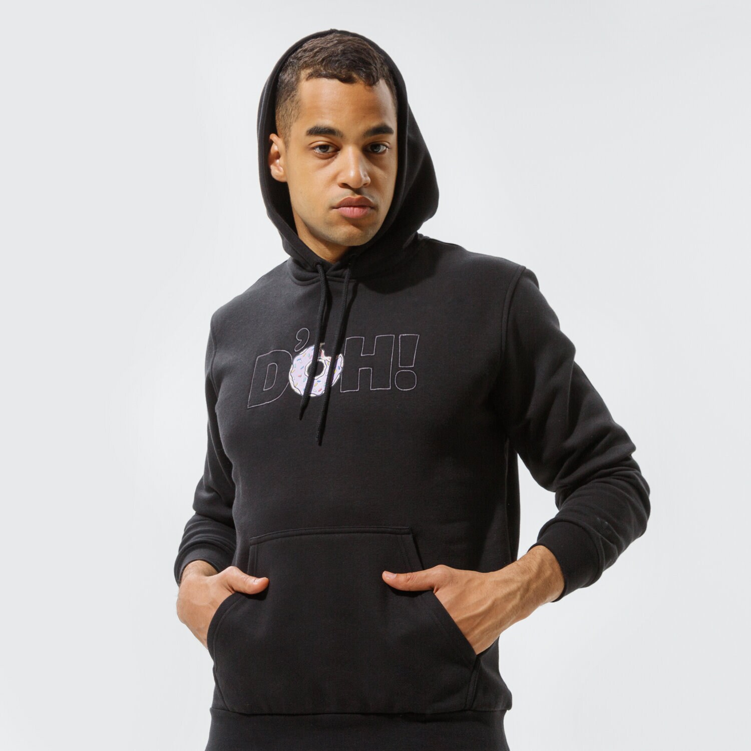 Herren ADIDAS HOODIE SIMPSONS DONUTS HOODIE HA5817 Schwarz