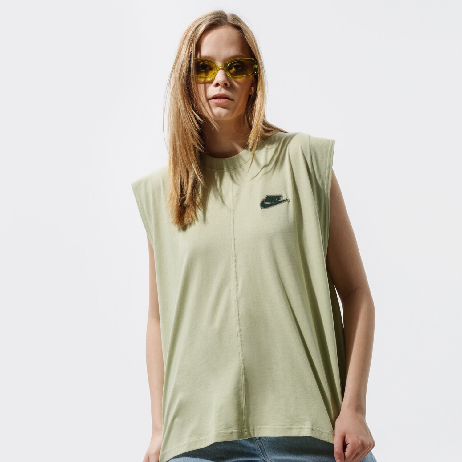 Damen T-Shirt NIKE T-SHIRT W NSW TANK EARTH DAY CZ9251-371 Grün
