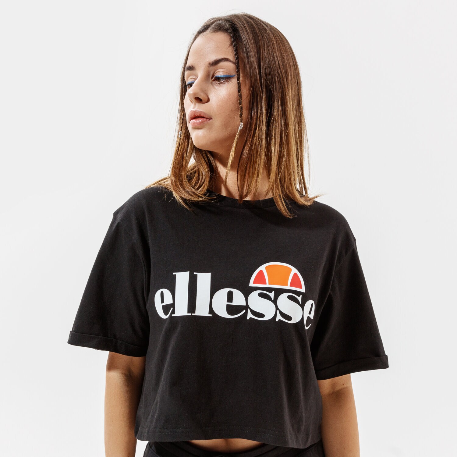 Damen T-Shirt ELLESSE T-SHIRT ALBERTA BLK SGS04484001 Schwarz