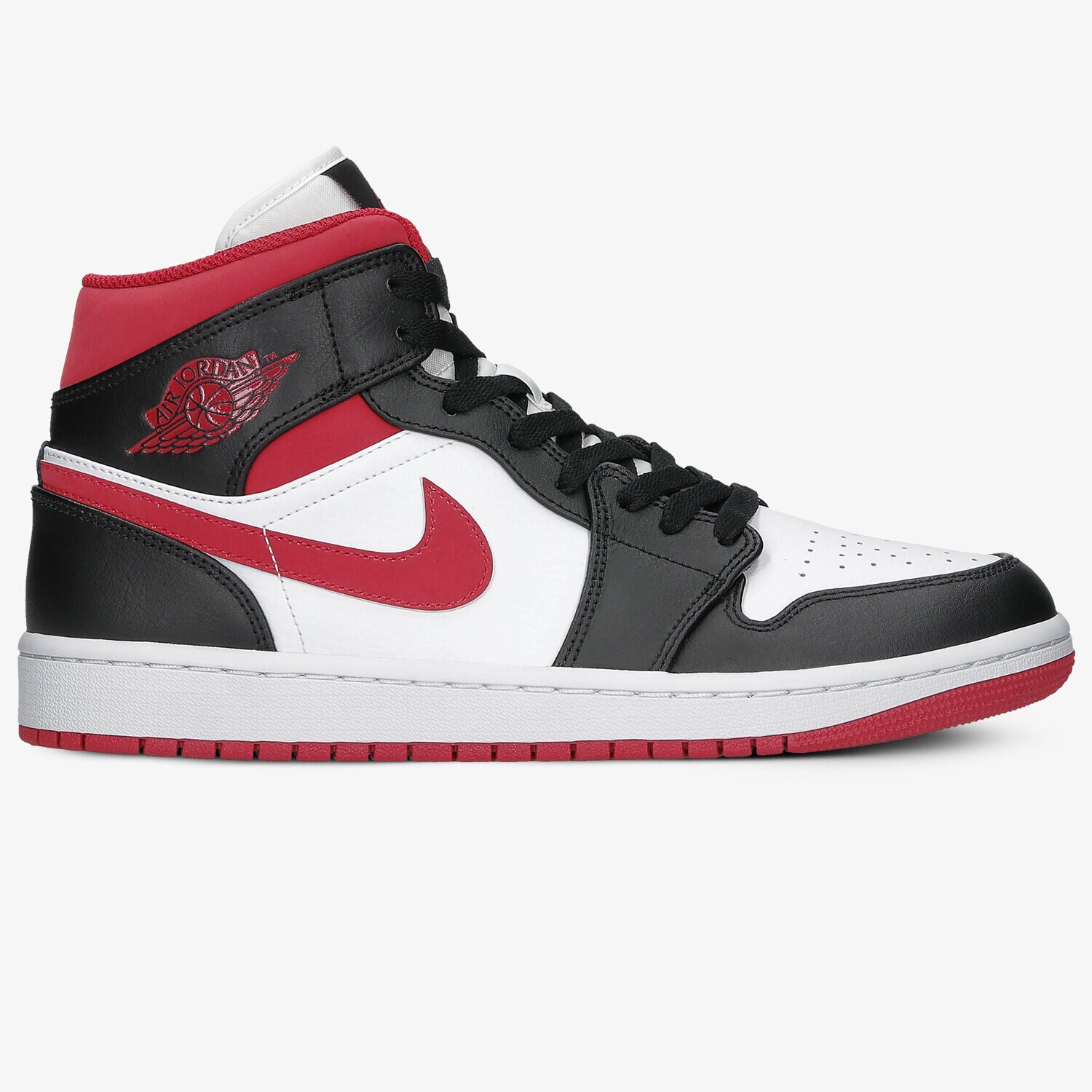 Herren Sneaker AIR JORDAN 1 MID  554724-122 Schwarz