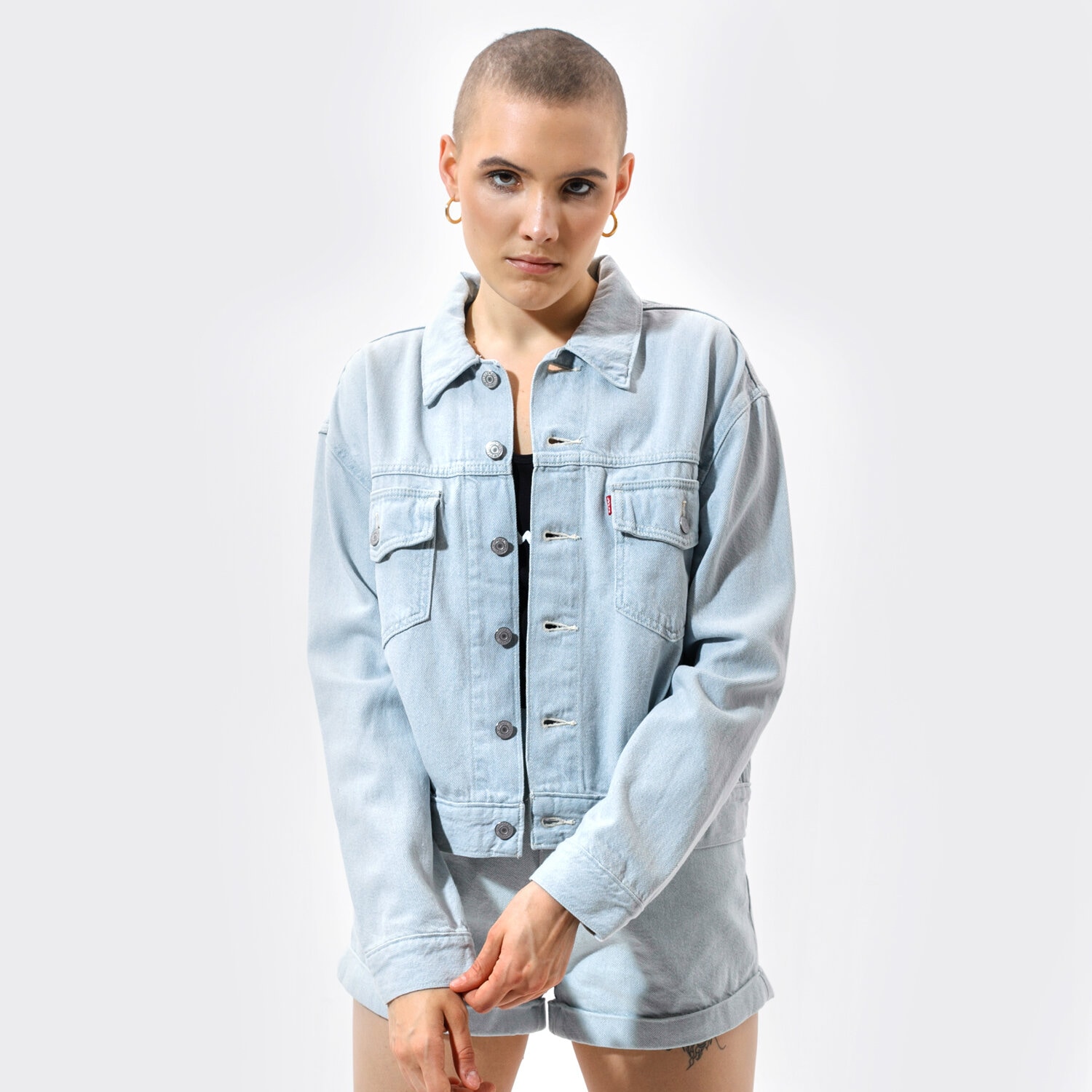 Damen Übergangsjacke LEVI'S JACKE OVERSIZED UTILITY TRUCKR 39329-0006 Blau