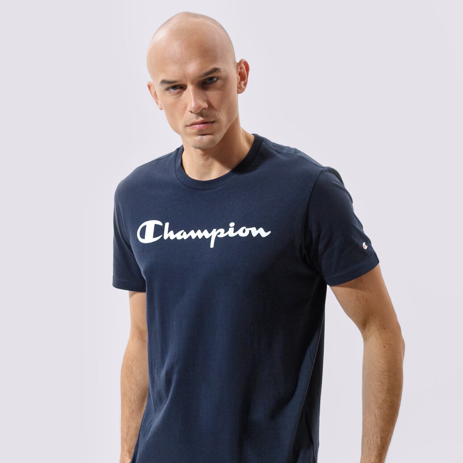 Herren T-Shirt CHAMPION T-SHIRT CREWNECK TEE 216957BS501 Dunkelblau