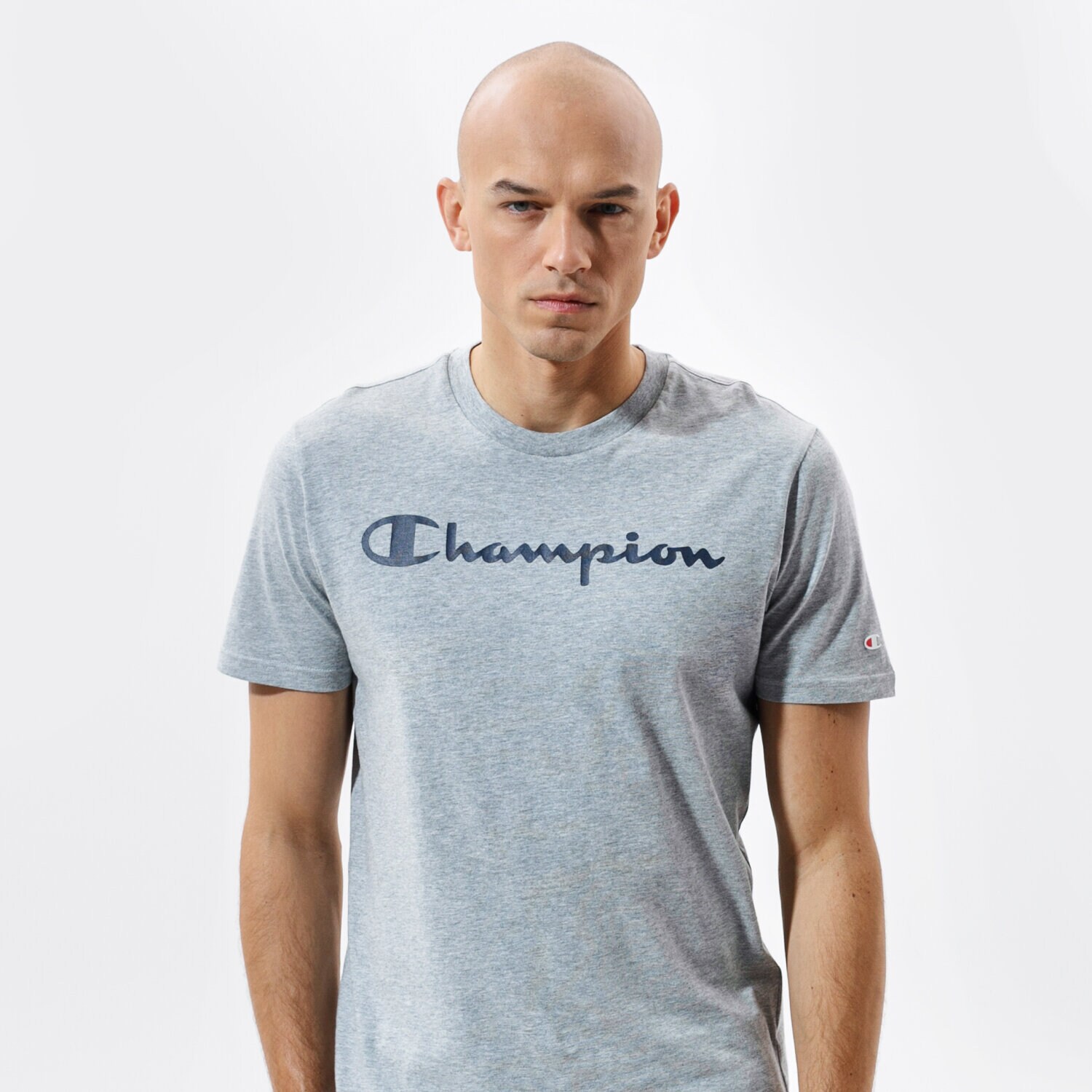 Herren T-Shirt CHAMPION T-SHIRT CREWNECK T-SHIRT 216957EM006 Grau