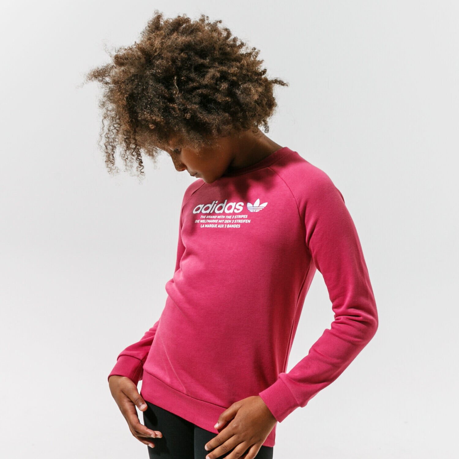 Kinder ADIDAS SWEATSHIRT CREW WW GN7476 Rosa