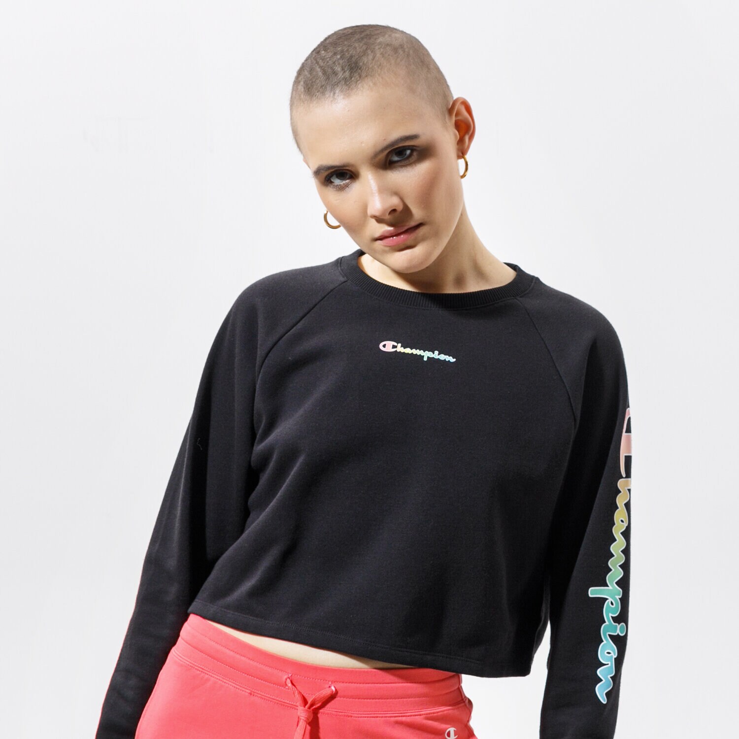 Damen CHAMPION SWEATSHIRT CREWNECK SWEATSHIRT 114079KK001 Schwarz