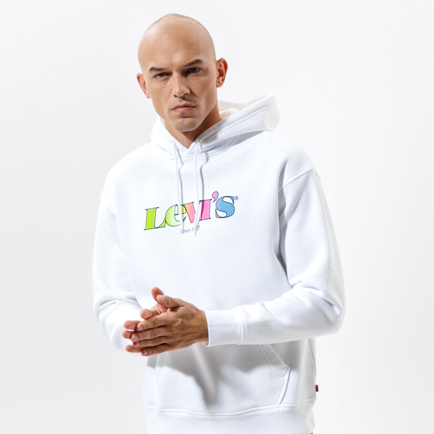 Herren LEVI'S HOODIE T3 RELAXD GRAPHIC HOODIE 38821-0042 Weiß