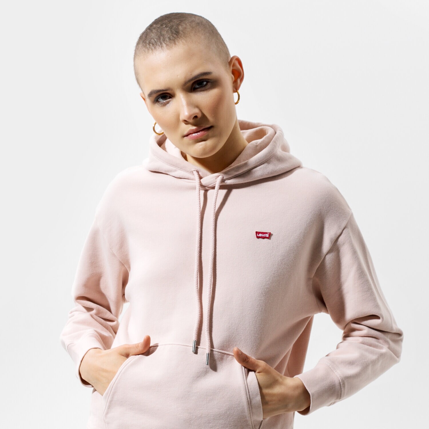 Damen LEVI'S HOODIE STANDARD HOODIE 24693-0004 Rosa