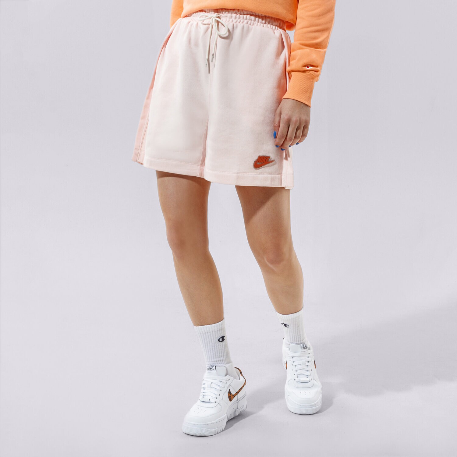Damen Shorts NIKE SHORTS W NSW SHORT EARTH DAY FT CZ9249-805 Rosa