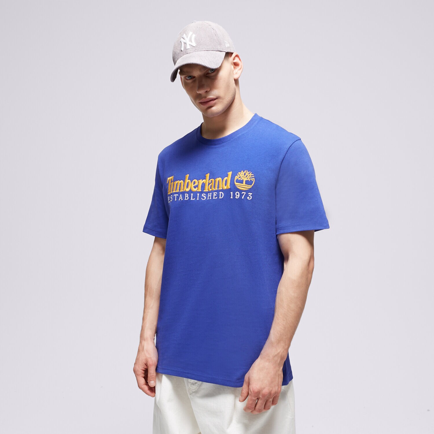 Herren T-Shirt TIMBERLAND T-SHIRT SS EST. 1973 CREW TEE REGULAR TB0A6SE1ED51 Blau