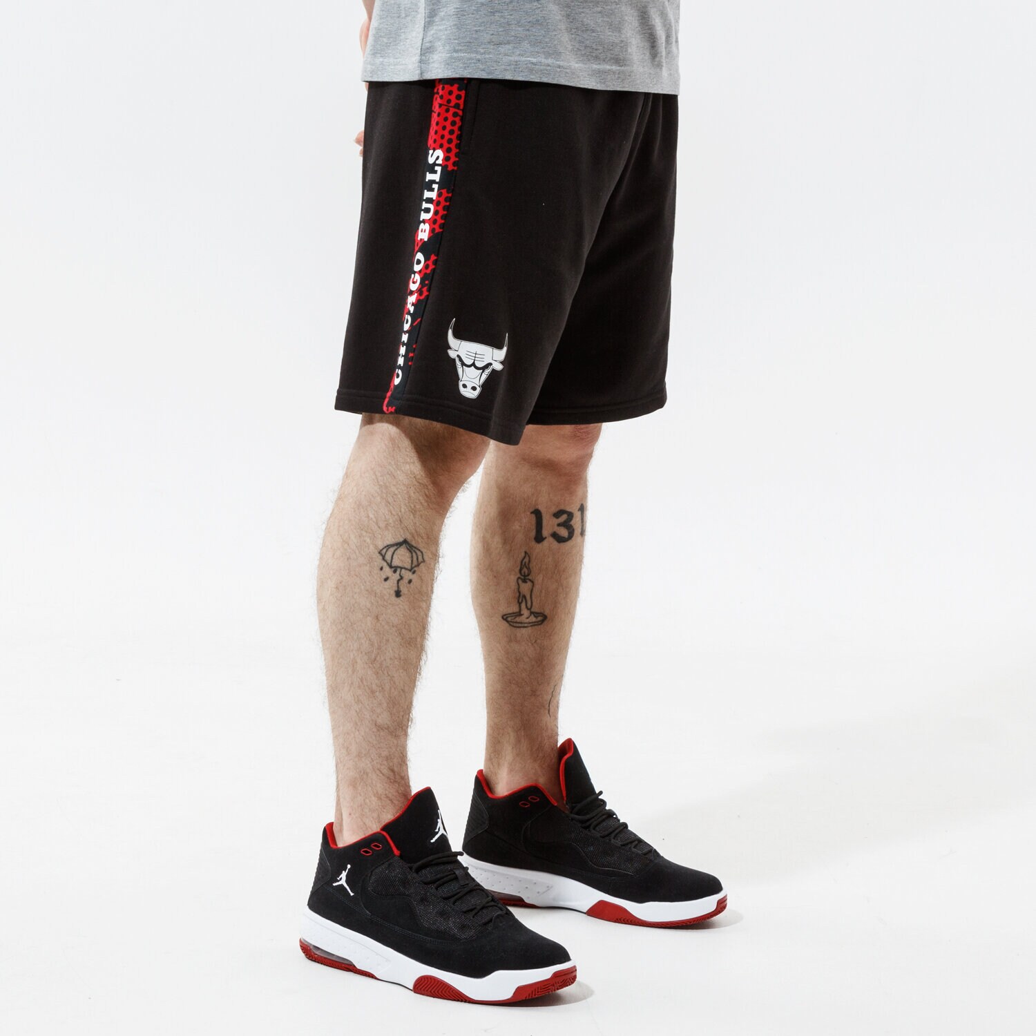 Herren Shorts NEW ERA SHORTS NBA PRINT PANEL BULLS 12720122 Schwarz