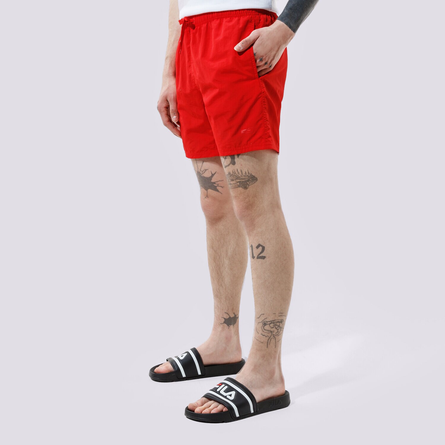 Herren Shorts CONFRONT BADE-SHORTSM CF121SZM13003 Rot