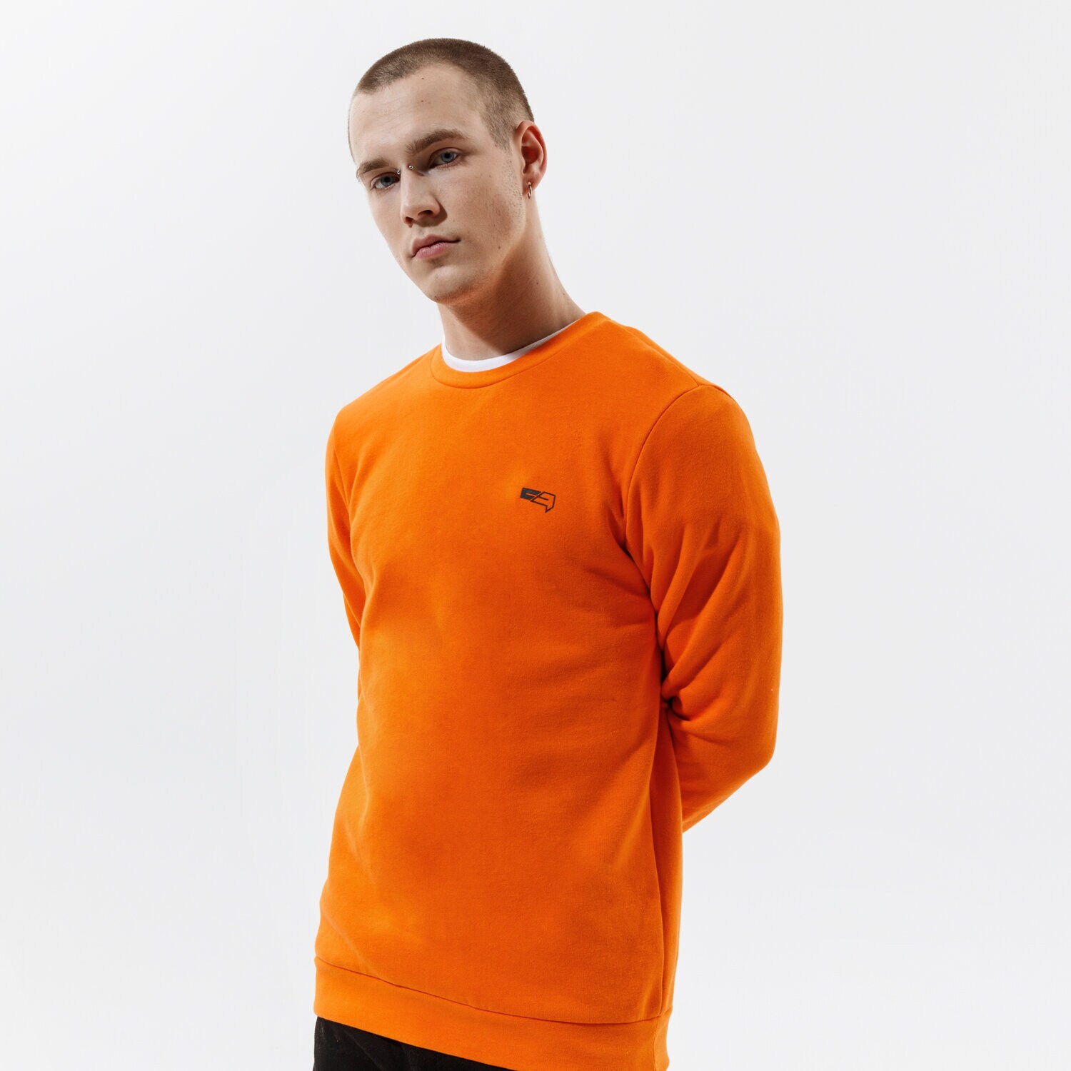Herren CONFRONT SWEATSHIRT SMALL LOGO CREWNECK ORA CF121BLM25004 Orange
