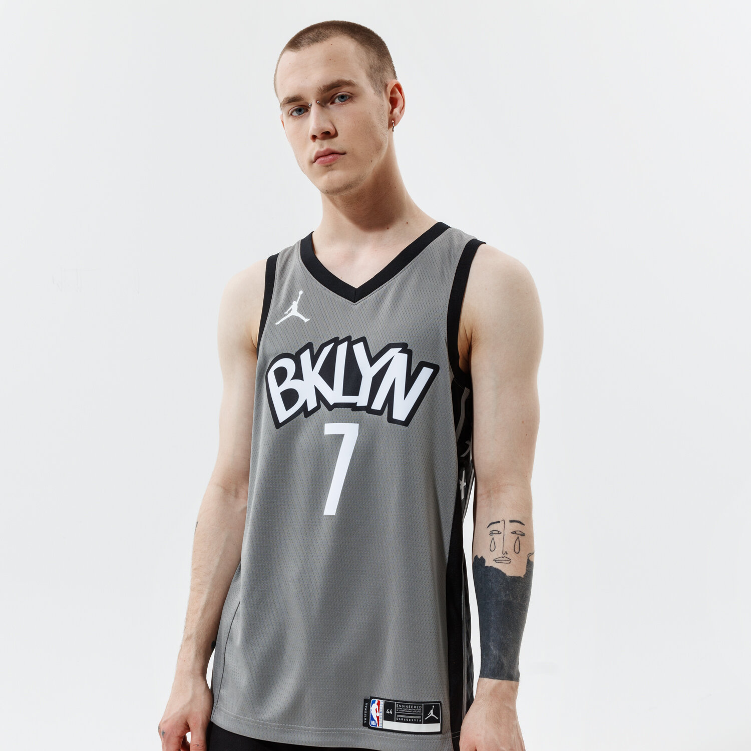 Herren Hosen JORDAN TANK NETS STATEMENT EDITION 2020 NBA CV9469-005 Grau