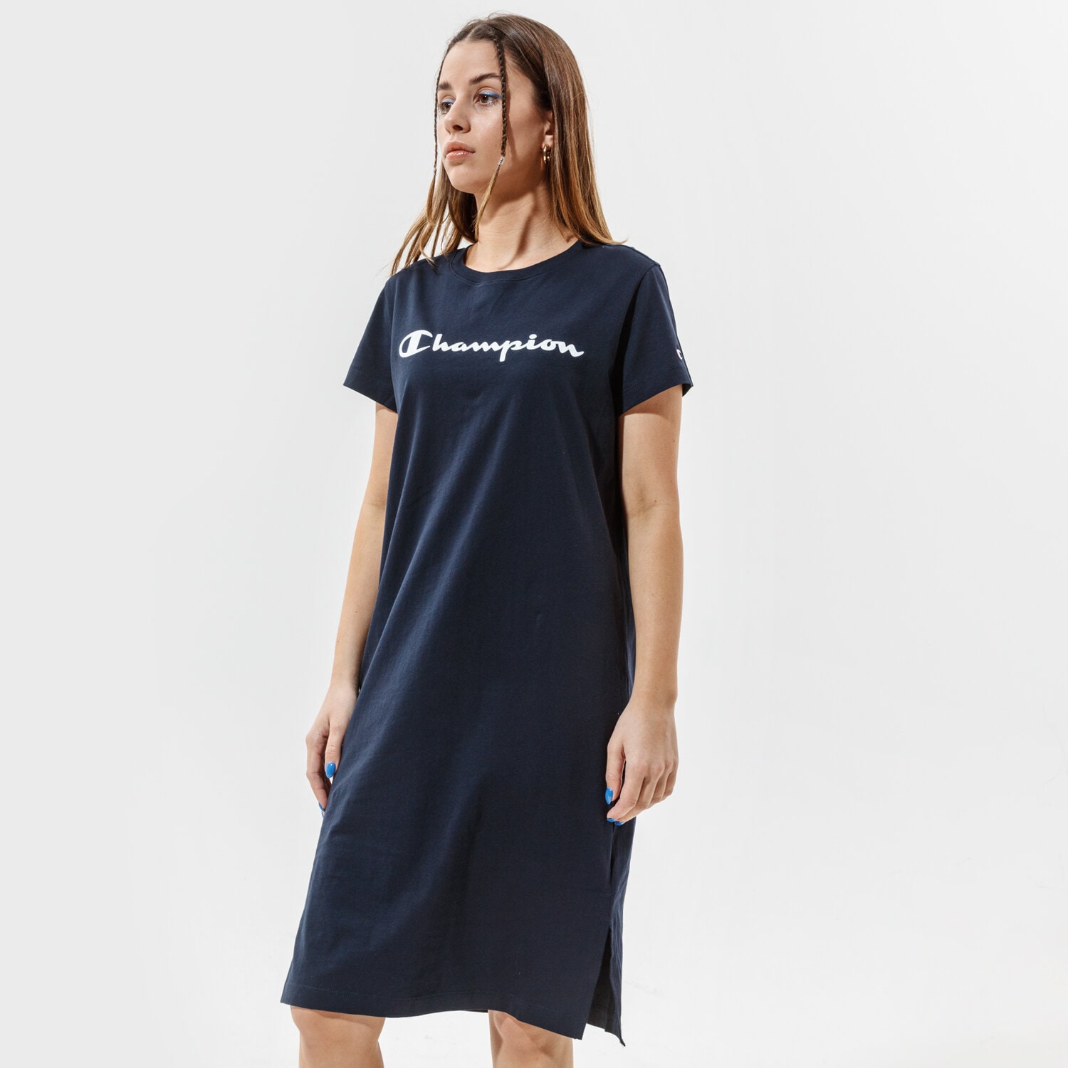 Damen Kleid CHAMPION KLEID TRAININGSANZUGS 112609BS501 Dunkelblau