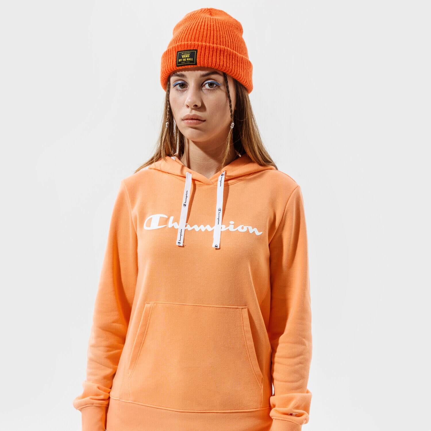 Champion hoodie damen orange clearance