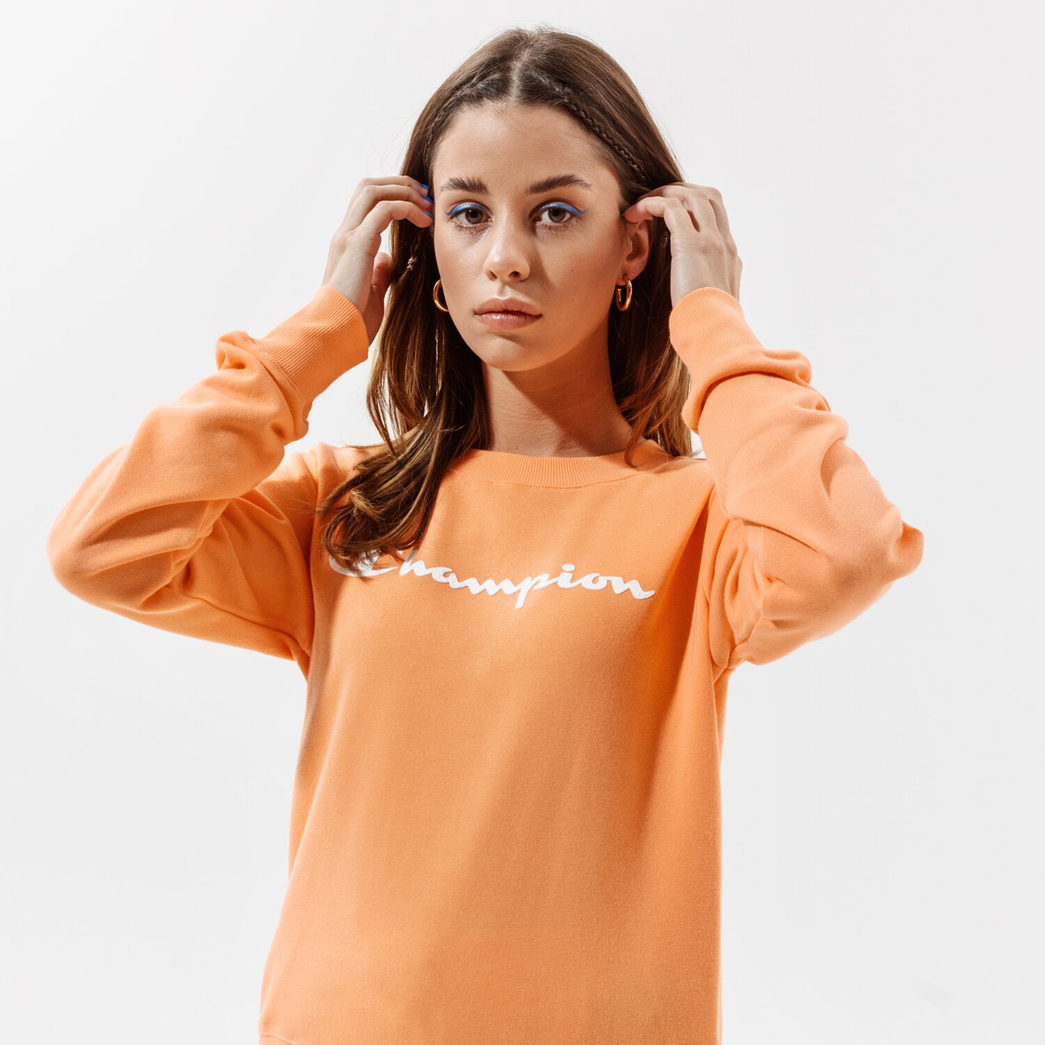 Damen CHAMPION SWEATSHIRT CREWNECK SWEATSHIRT 112585PS122 Orange