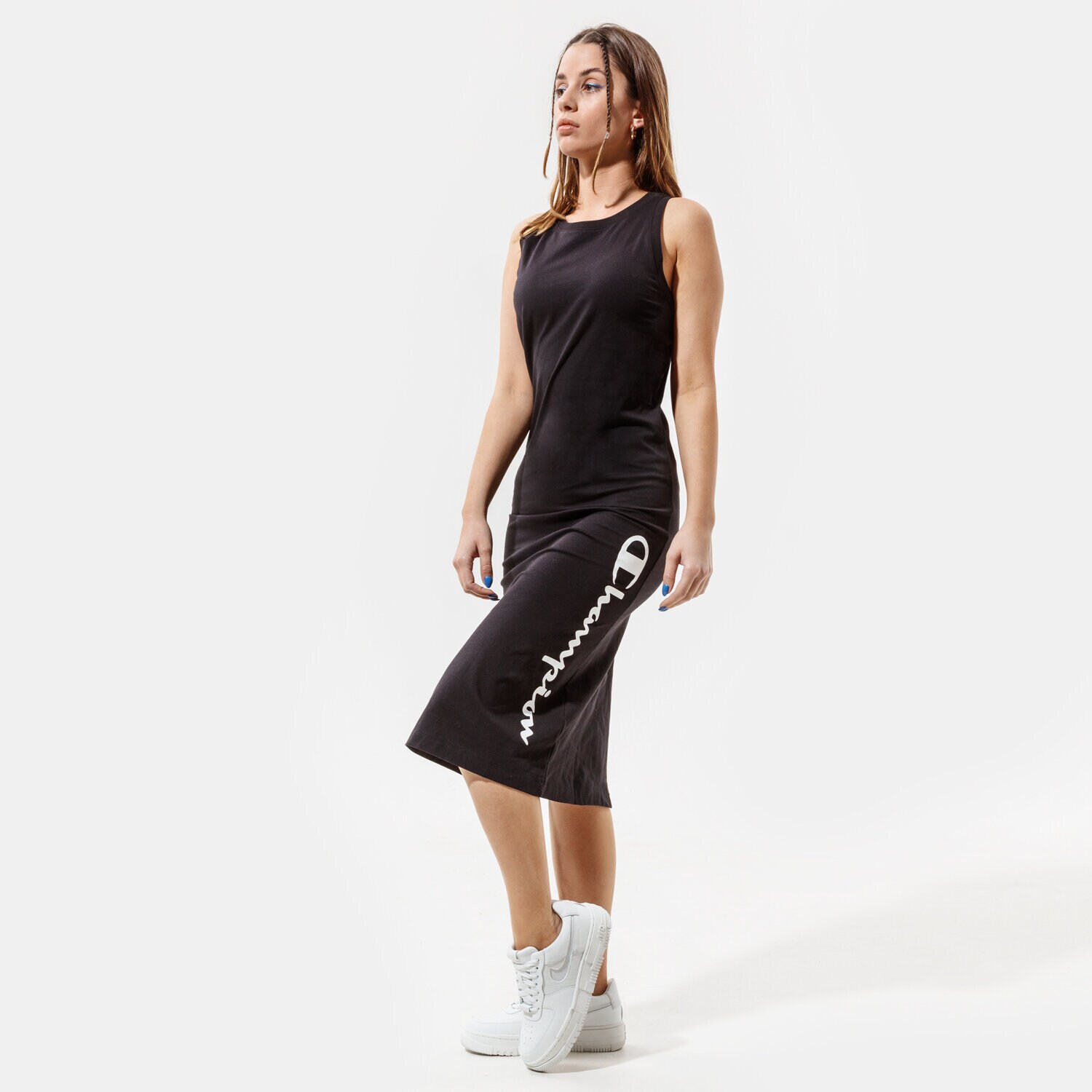 Damen Kleid CHAMPION KLEID TRAININGSANZUGS 112610KK001 Schwarz