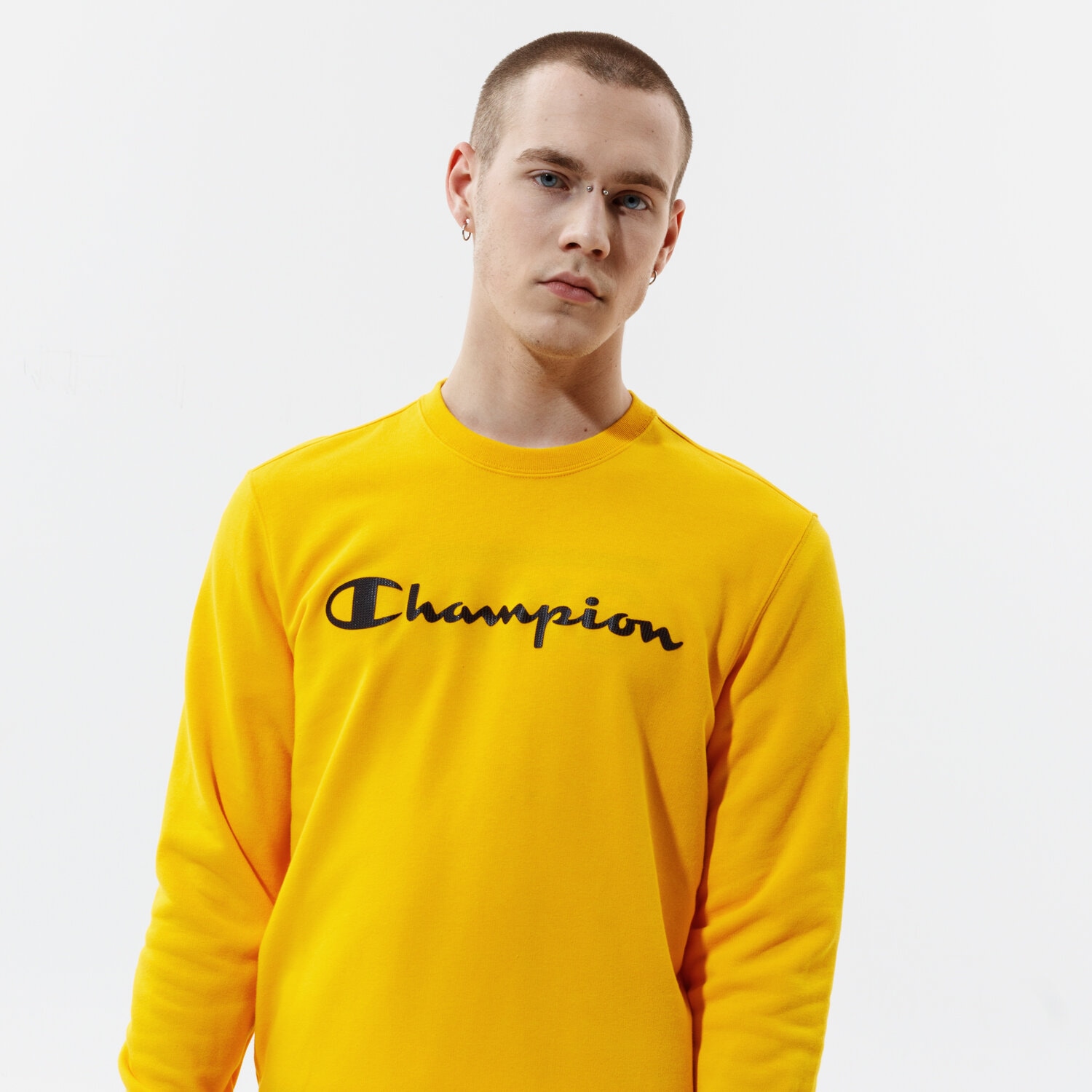 Herren CHAMPION SWEATSHIRT CREWNECK SWEATSHIRT 214140YS058 Gelb