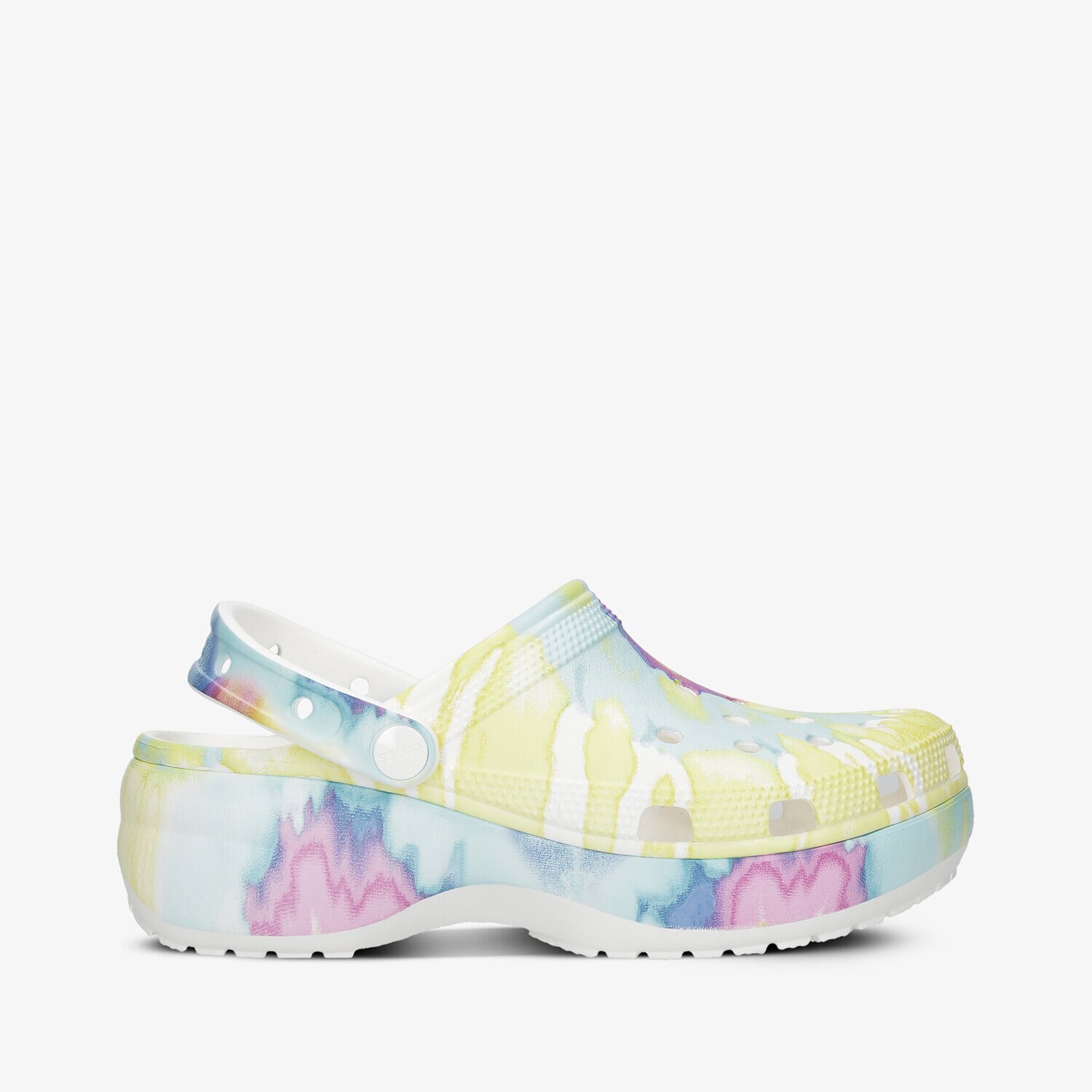 Damen Sandalen CROCS CLASSIC PLATFORM TIE DYE W 207151-94S Multicolor