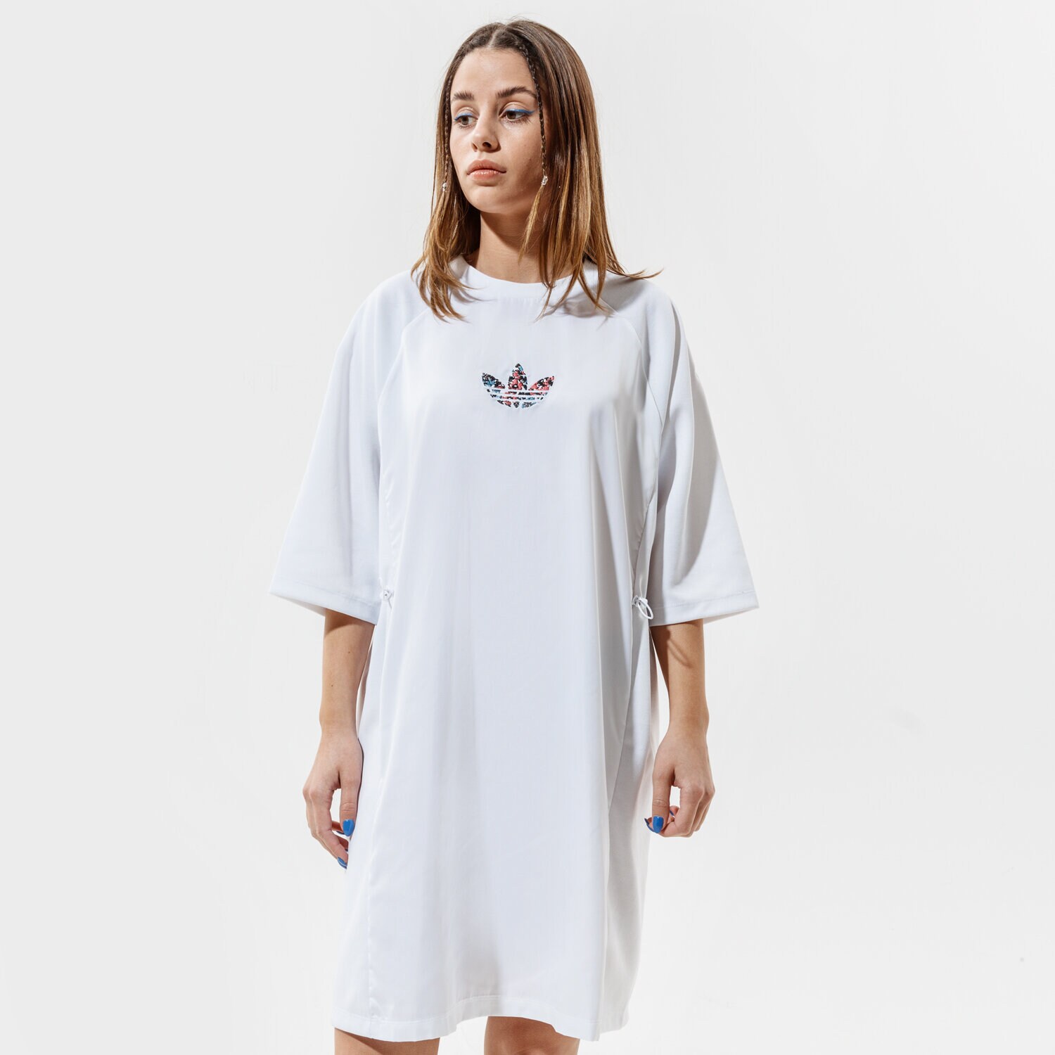 Damen Kleid ADIDAS KLEID TEE TRAININGSANZUGS GN3115 Weiß