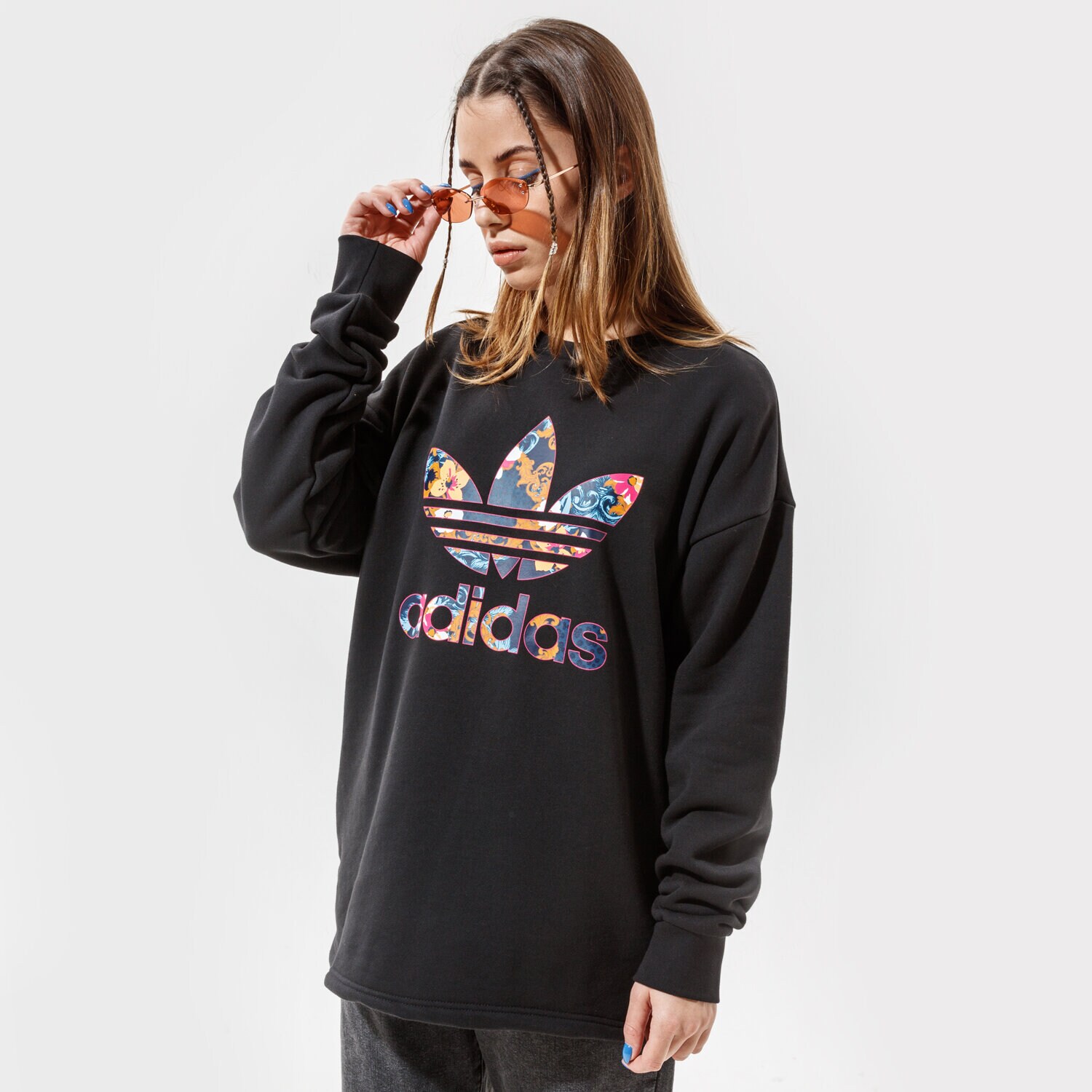 Damen ADIDAS SWEATSHIRT SWEATSHIRT GN3355 Schwarz